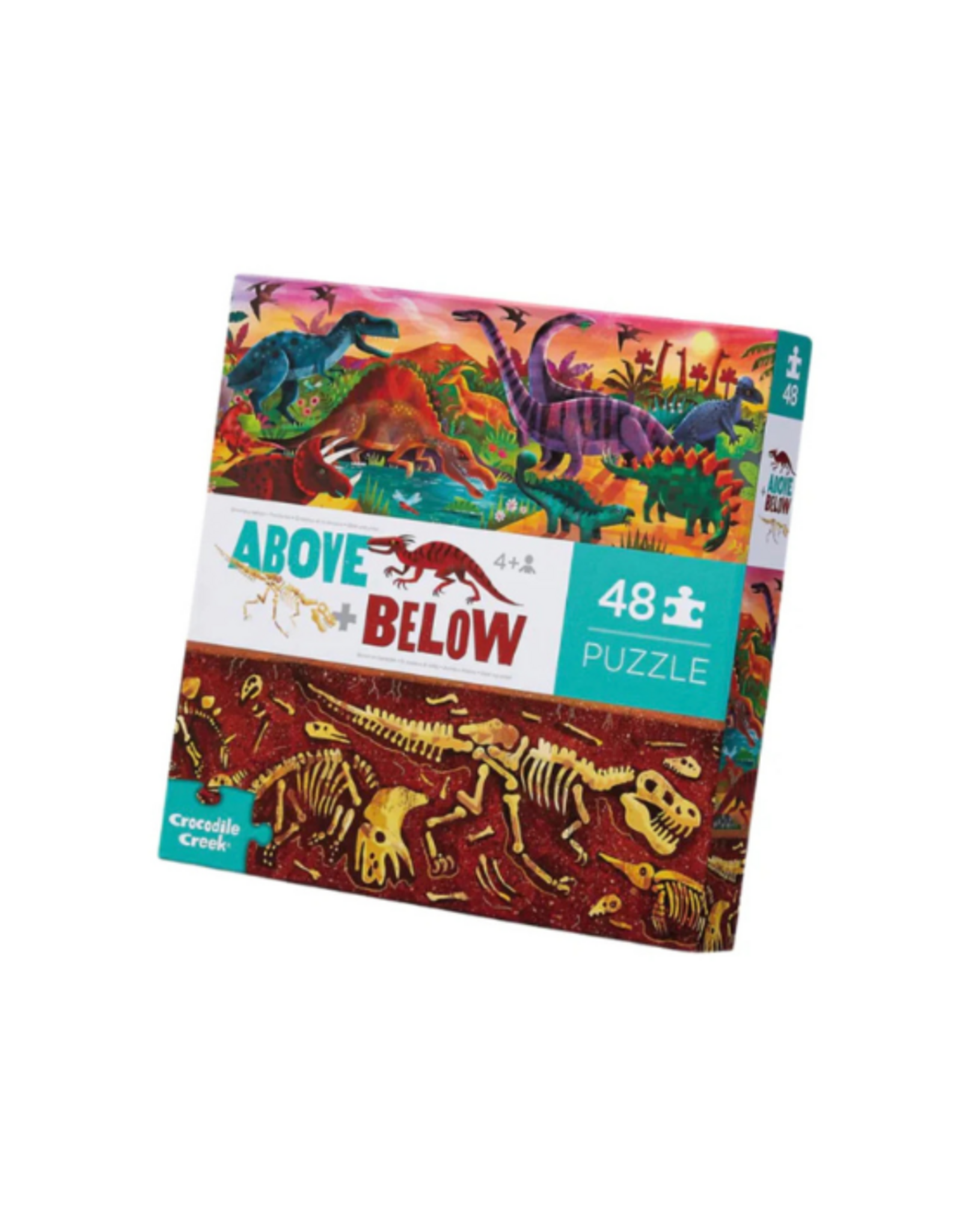 Crocodile Creek - Above & Below/Dinosaurs 48pcs