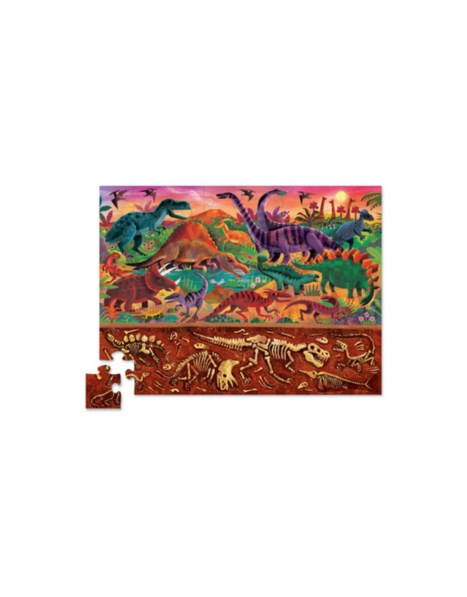 Crocodile Creek - Above & Below/Dinosaurs 48pcs