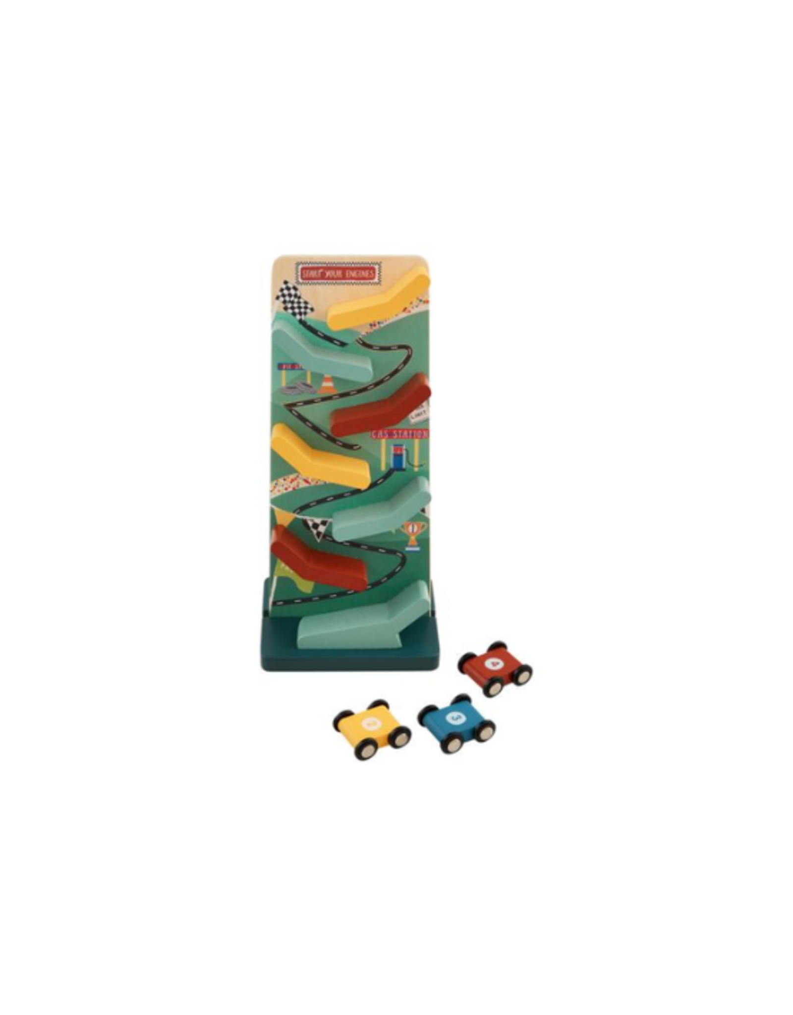 Mudpie Mudpie - Race Car Sliding Track Set