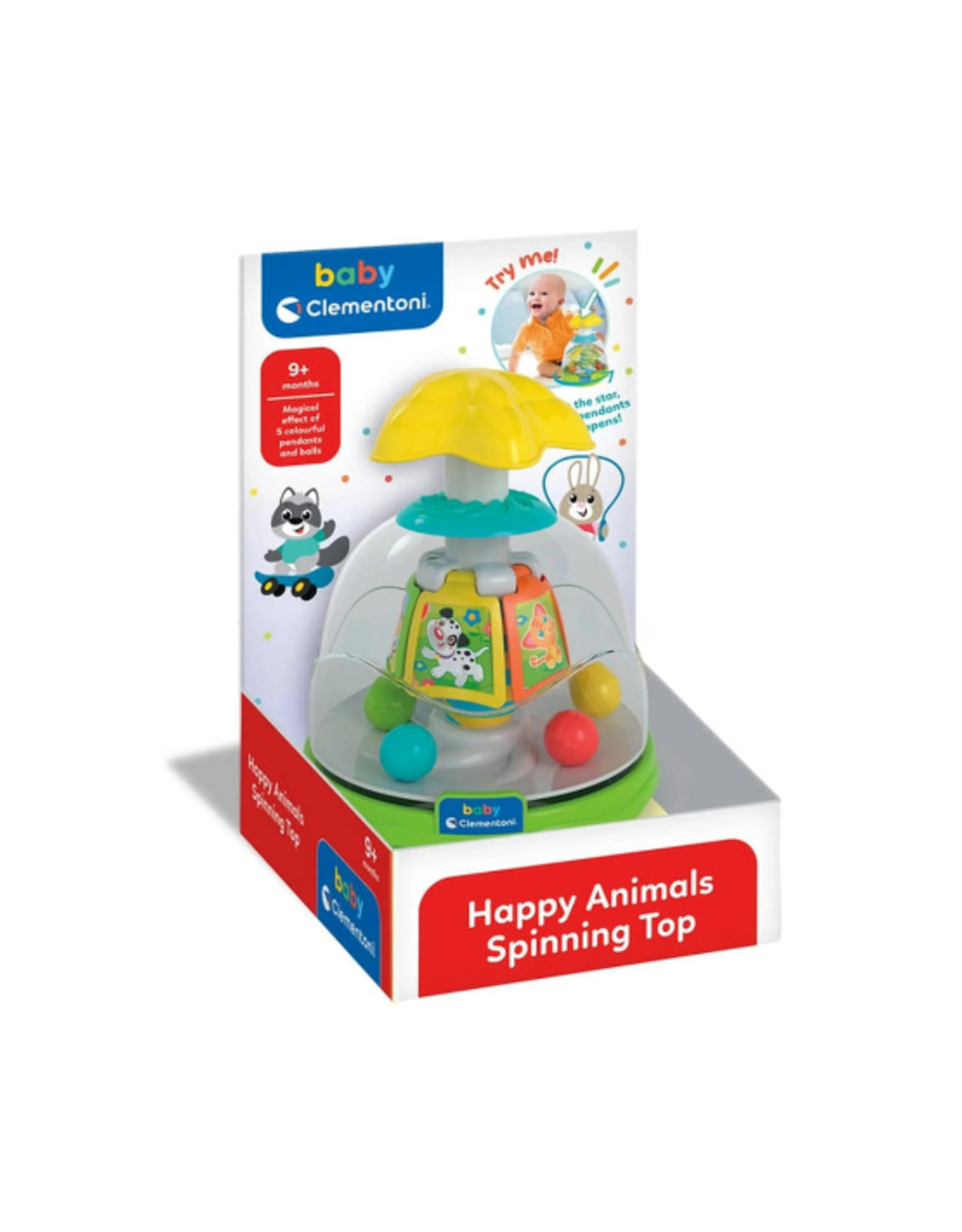 Clementoni Clementoni - Happy Animals Spinning Top
