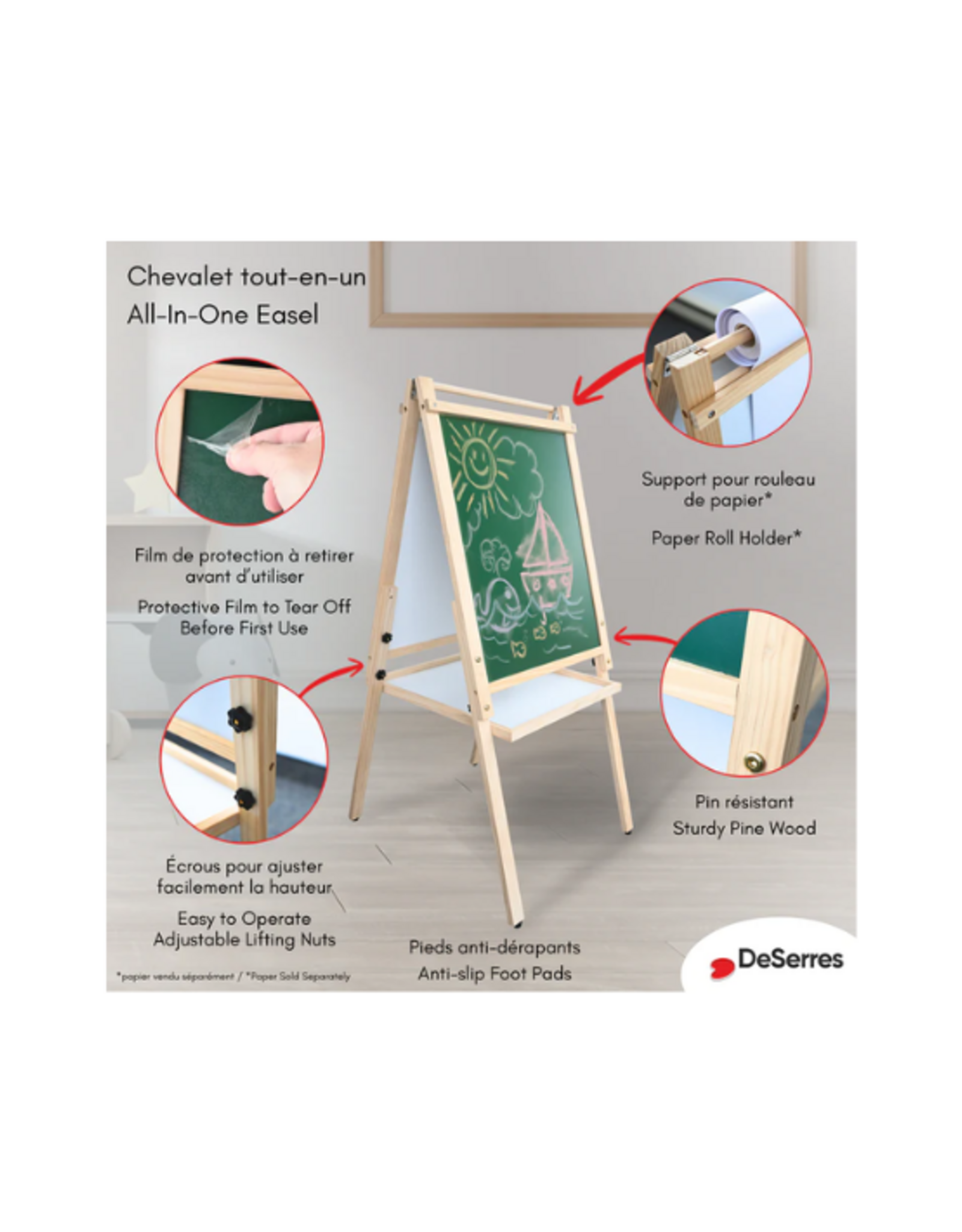 Deserres Deserres - Kids' All-In-One Easel