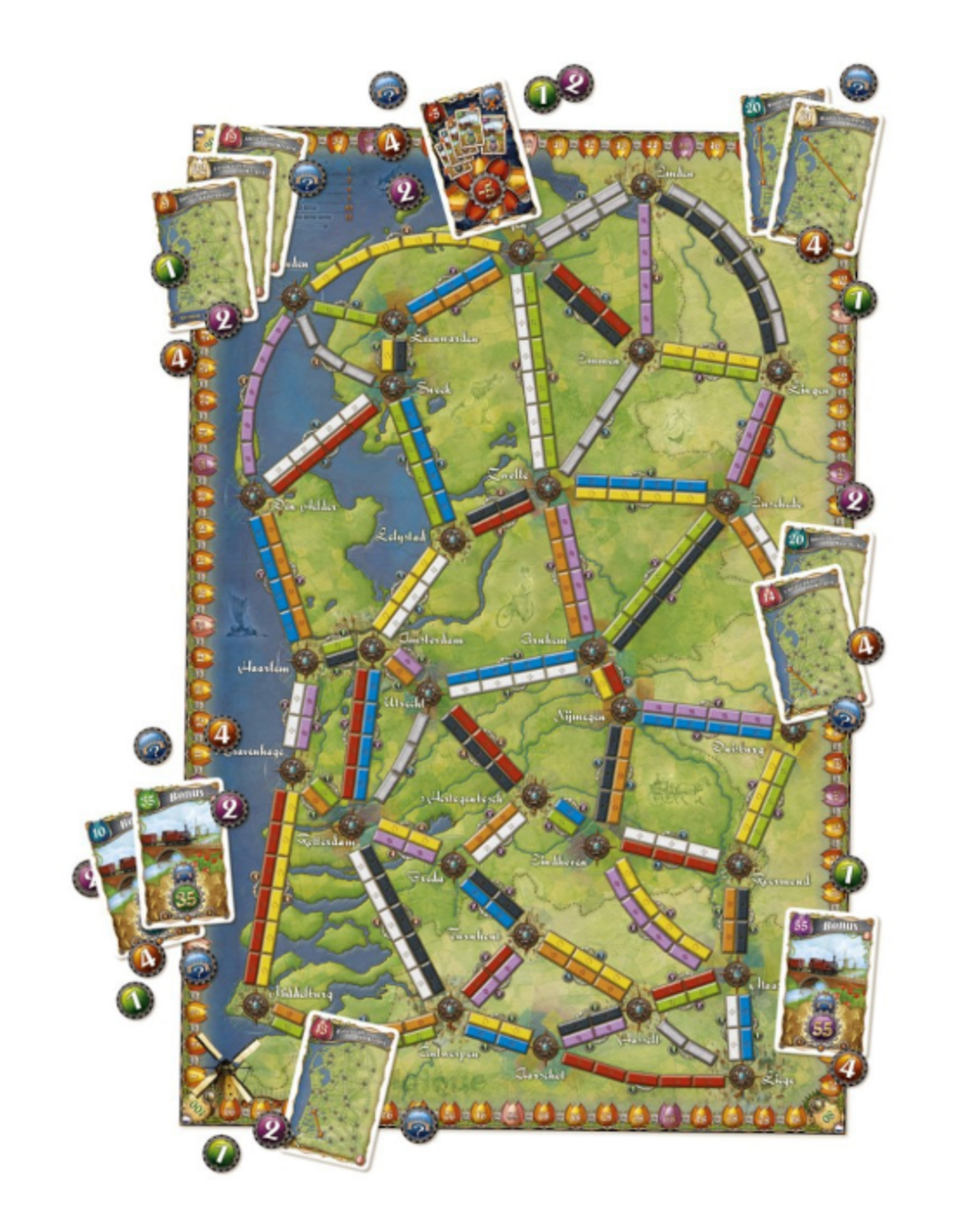 Days of Wonder Days of Wonder - Ticket to Ride: Nederland