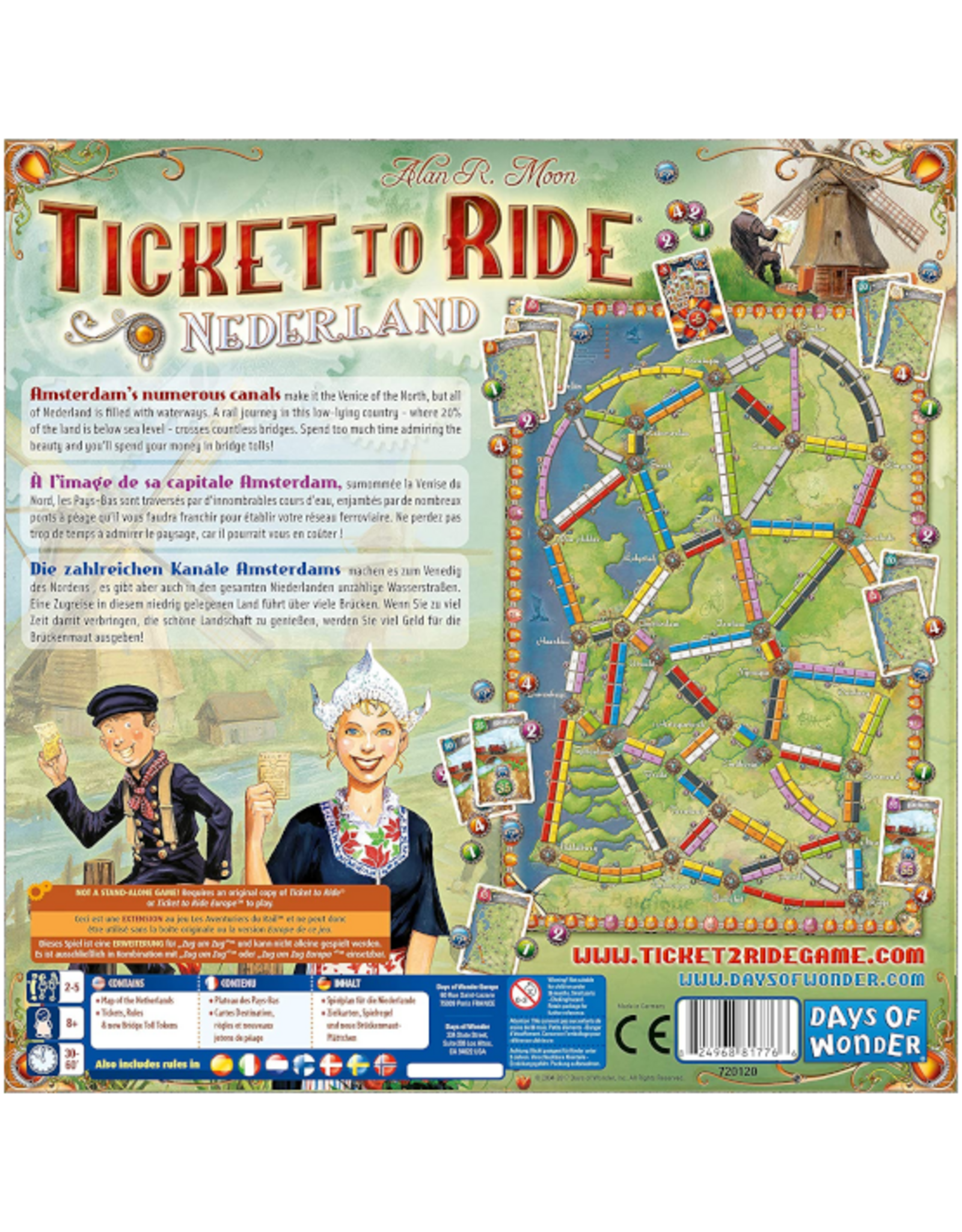 Days of Wonder Days of Wonder - Ticket to Ride: Nederland