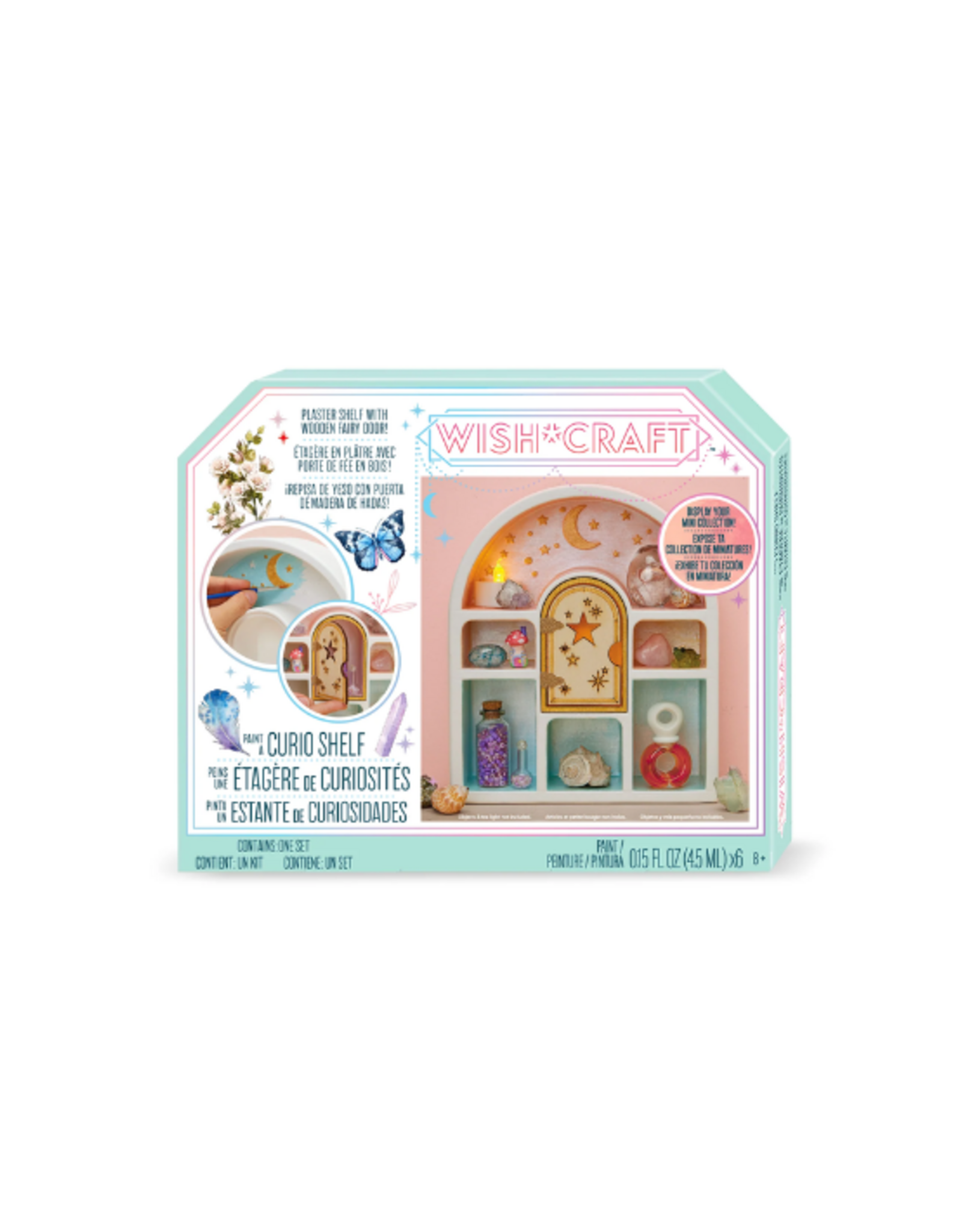 Bright Stripes Bright Stripes - Wish*Craft Paint a Curio Shelf