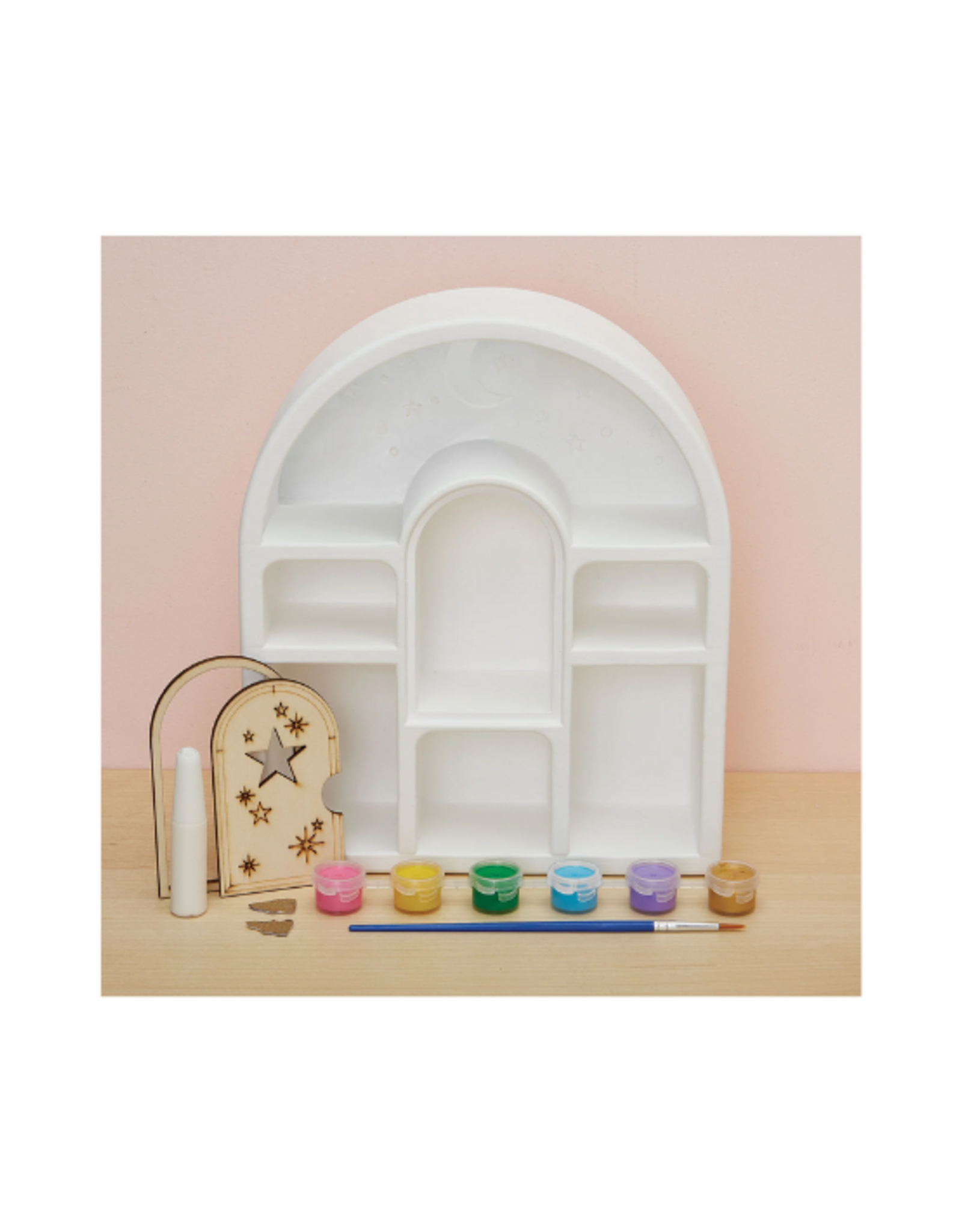 Bright Stripes Bright Stripes - Wish*Craft Paint a Curio Shelf