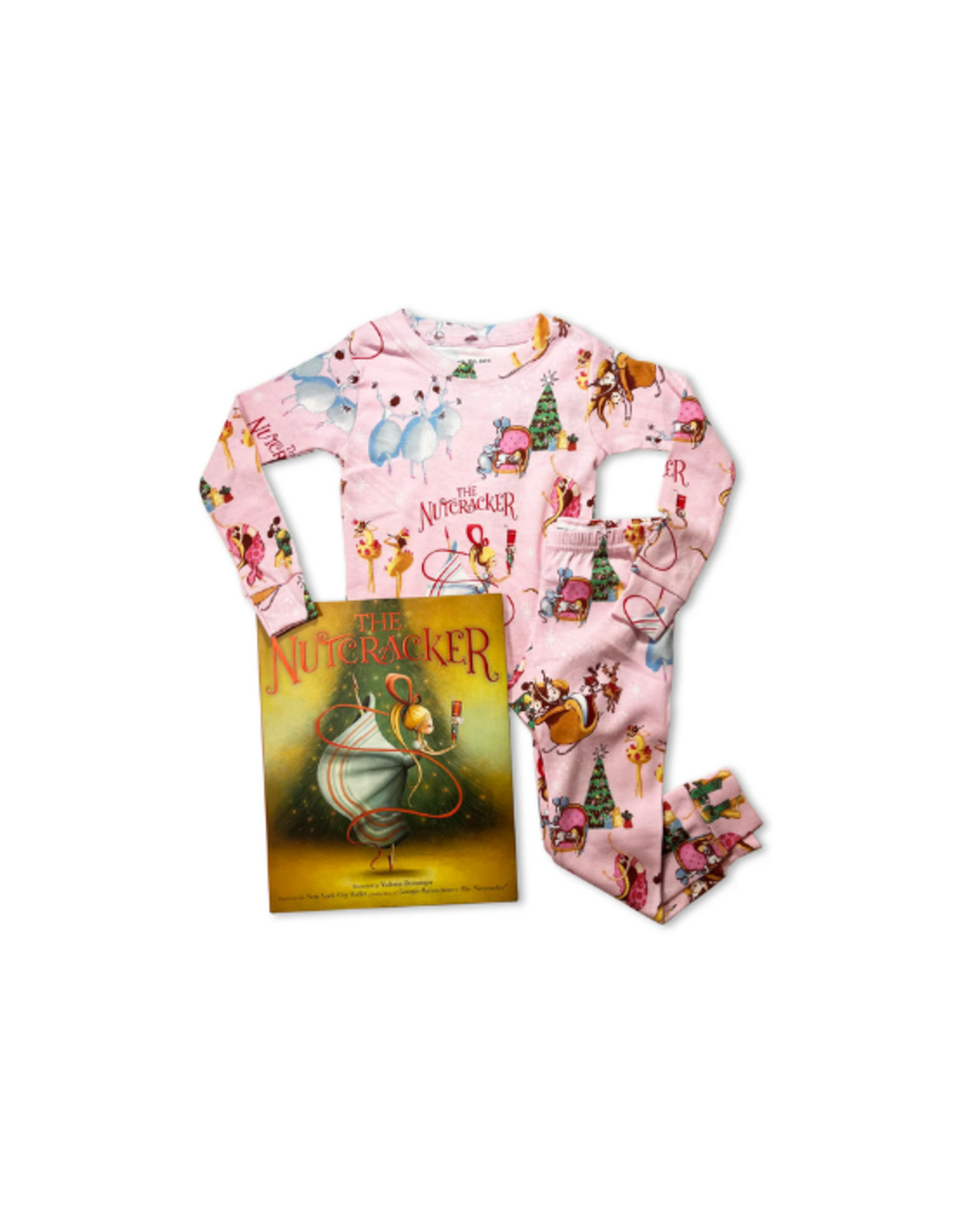 Books to Bed Books to Bed - The Nutcracker Flat Pack PJ Set With Book Size 4