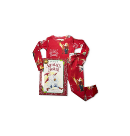 Books to Bed The Story Of Santa's Beard Flat Pack PJ Set With Book Size 4