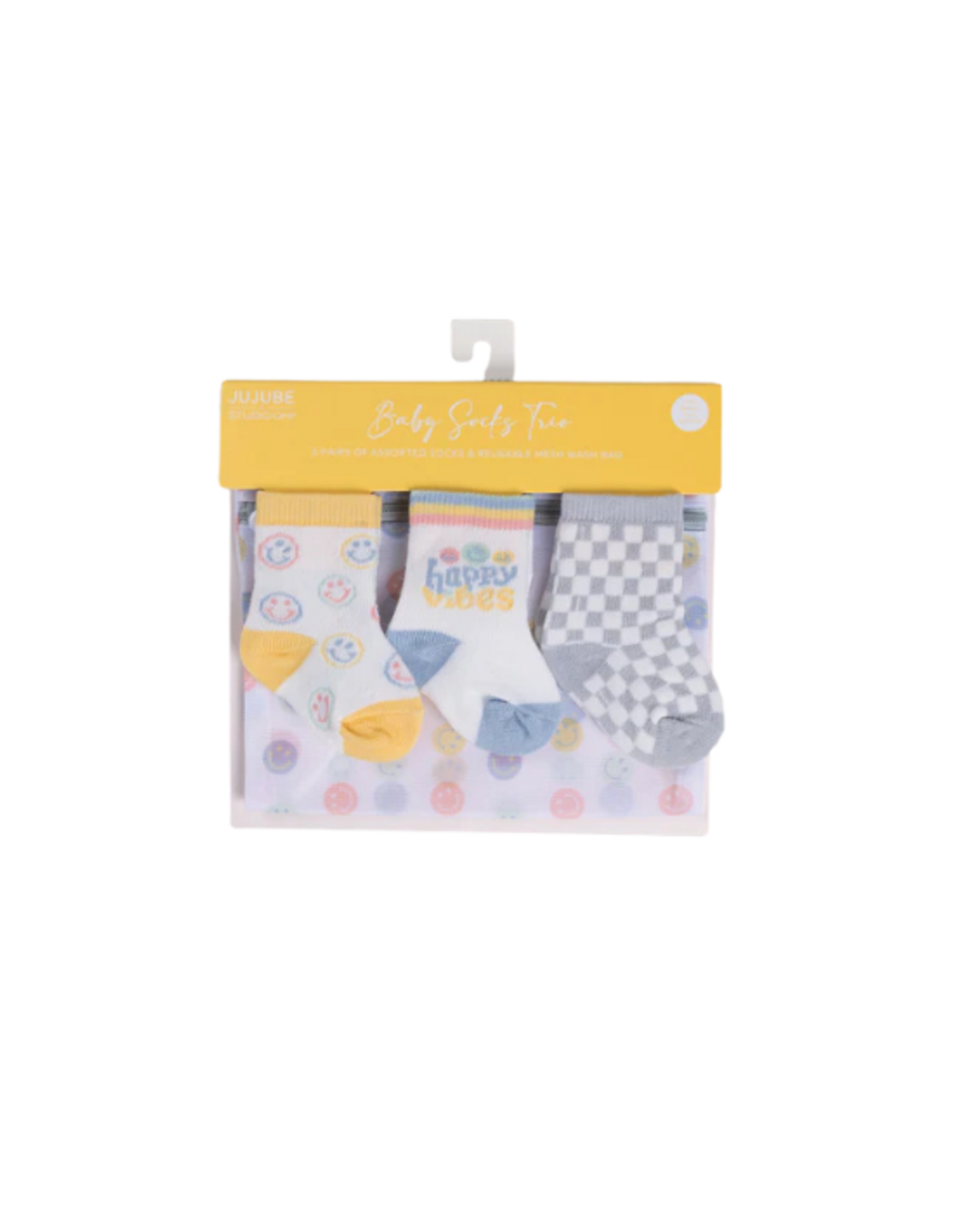 JuJuBe Jujube - Baby Socks Trios Happy Baby Vibes