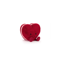 Jellycat Amuseables Arlette Heart Macaron Red