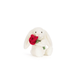 Jellycat Cream Bunny with Rose