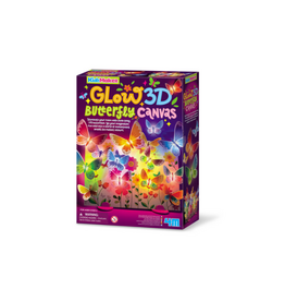 4M Glow 3D Butterfly Canvas