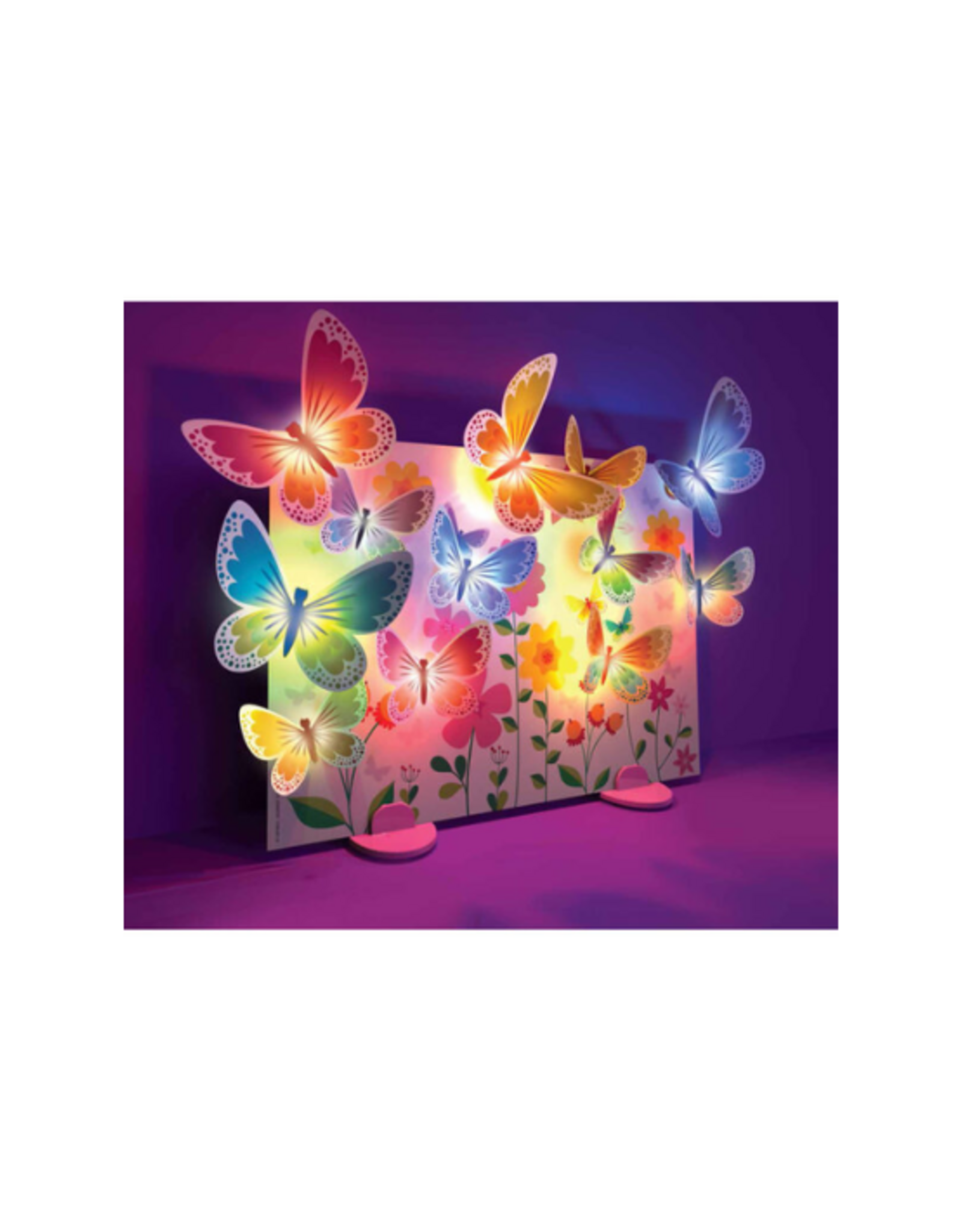 4M 4M - Glow 3D Butterfly Canvas