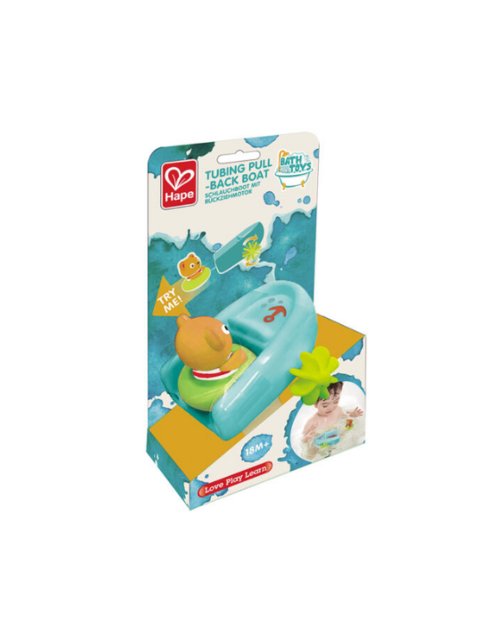 Hape Hape - Tubing Pull-Back Boat