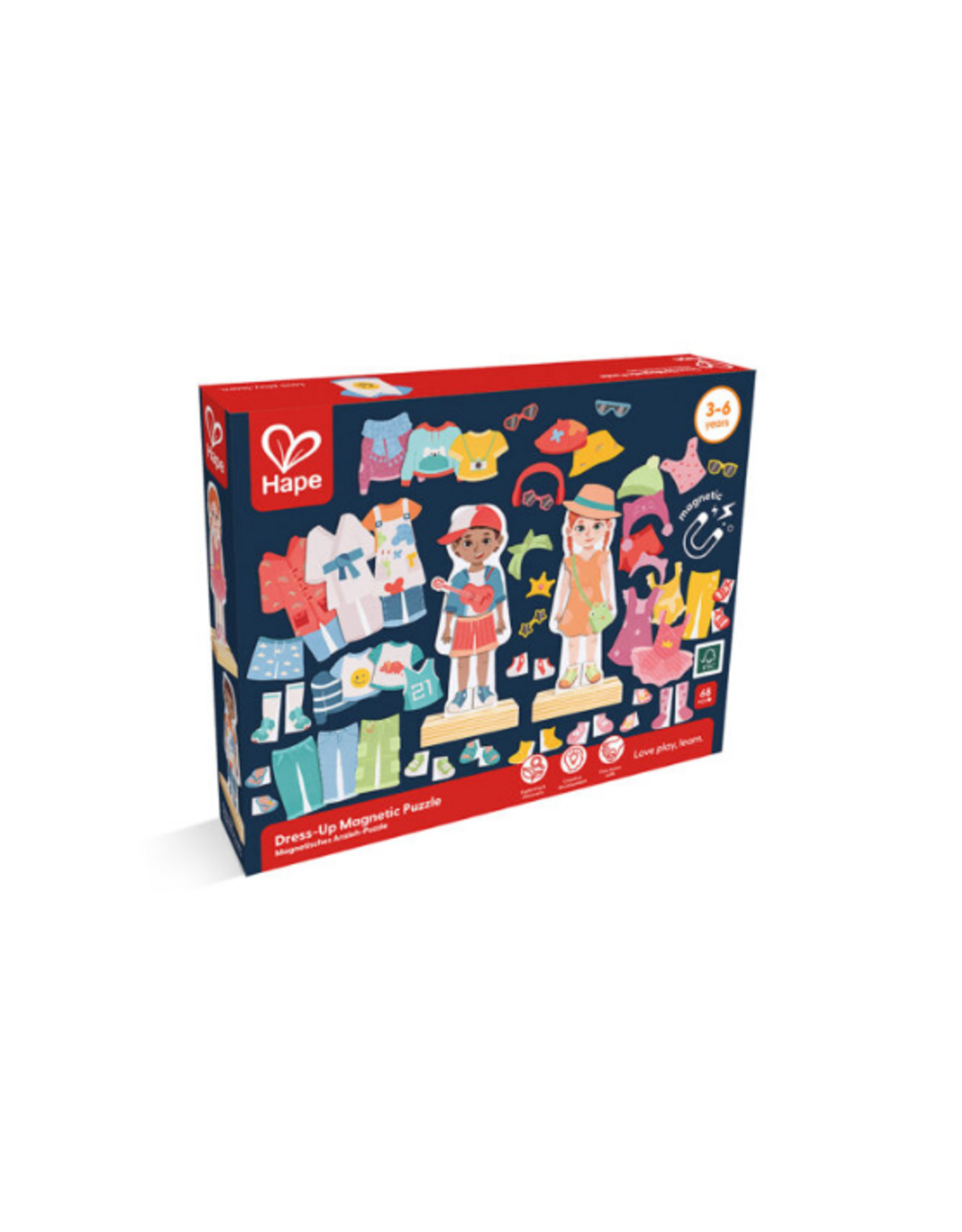 Hape Hape- Dress-Up Magnetic Puzzle