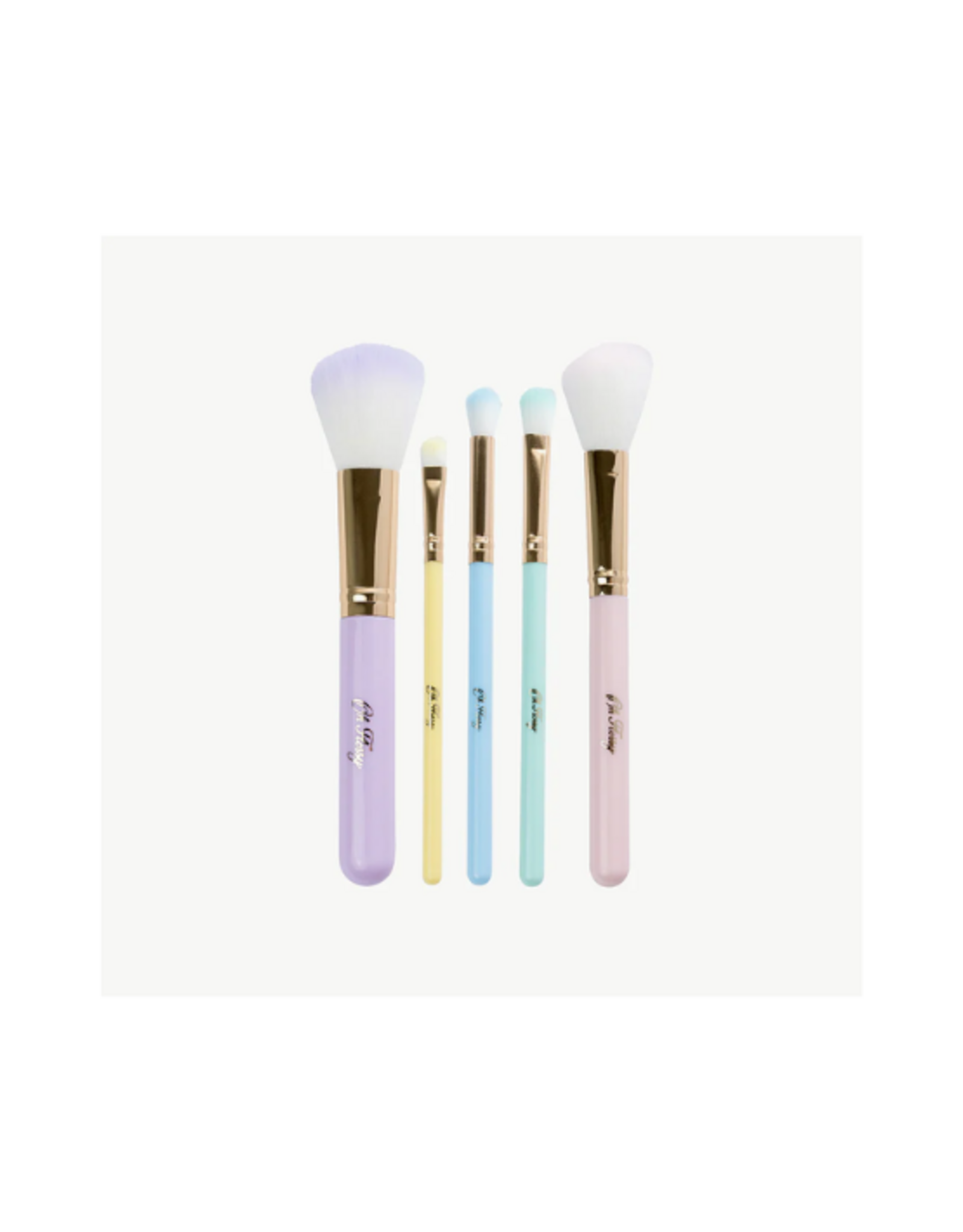 Oh Flossy Oh Flossy - 5-Piece Rainbow Makeup Brush Set