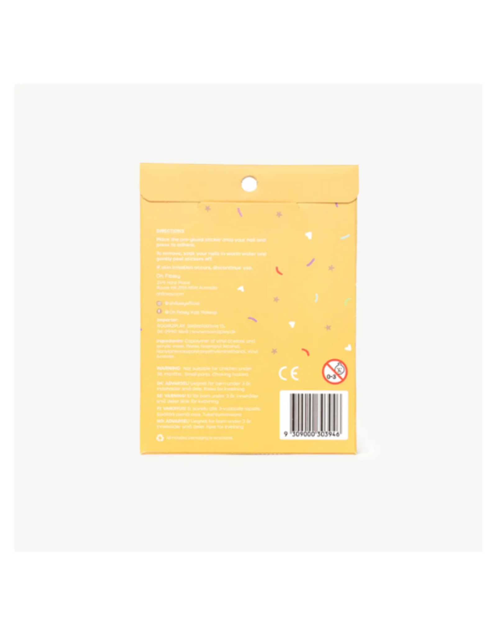 Oh Flossy Oh Flossy - Nail Stickers Beach Club