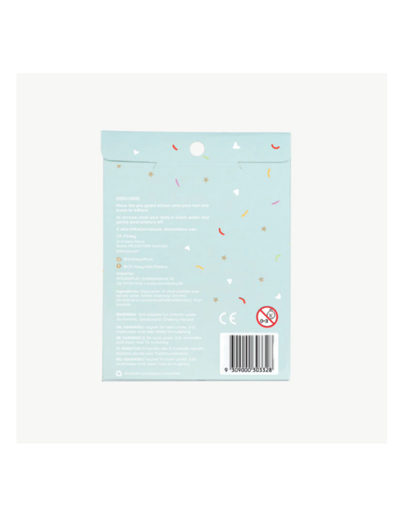 Oh Flossy Oh Flossy - Nail Stickers Sky