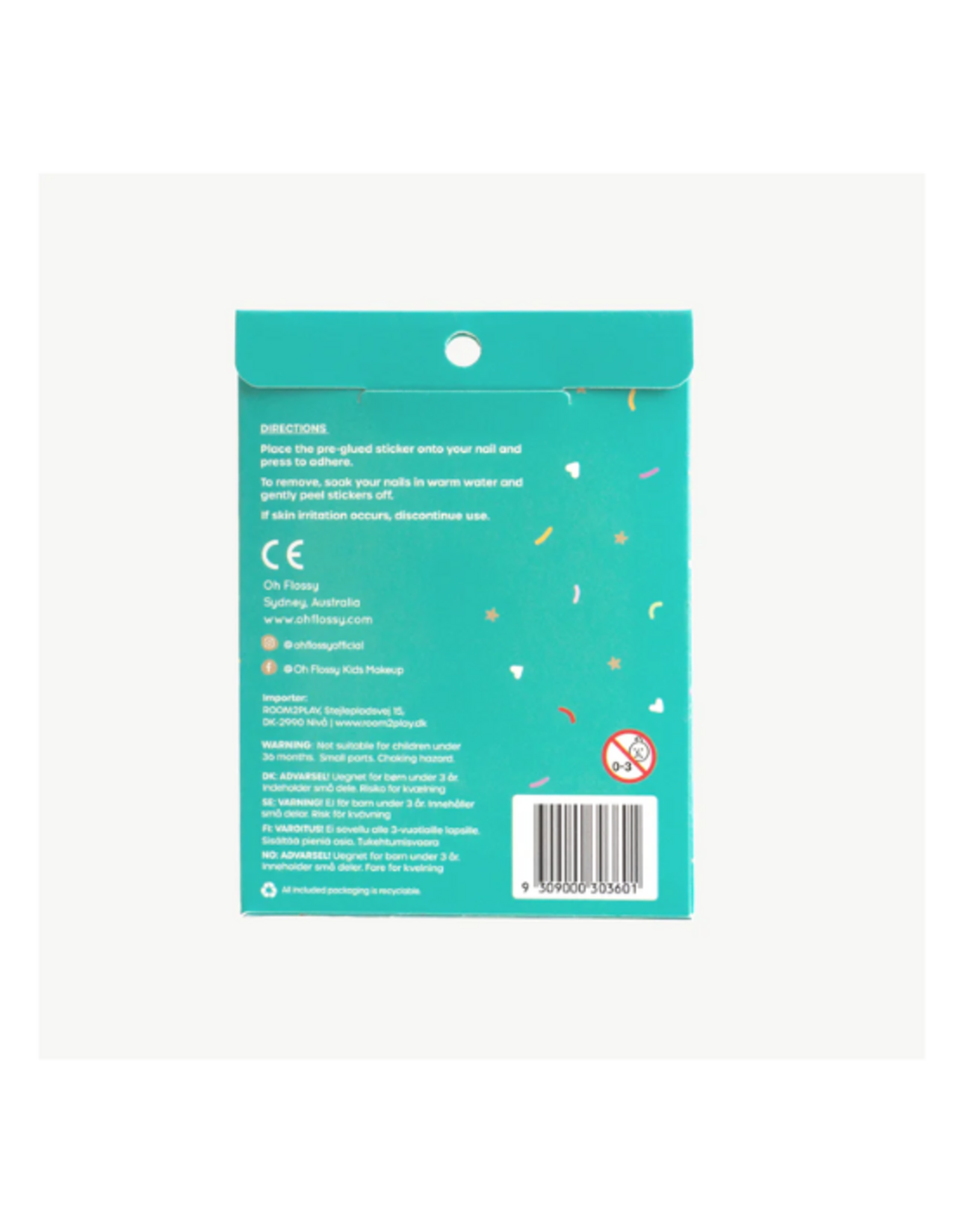 Oh Flossy Oh Flossy - Nail Stickers Under the Sea