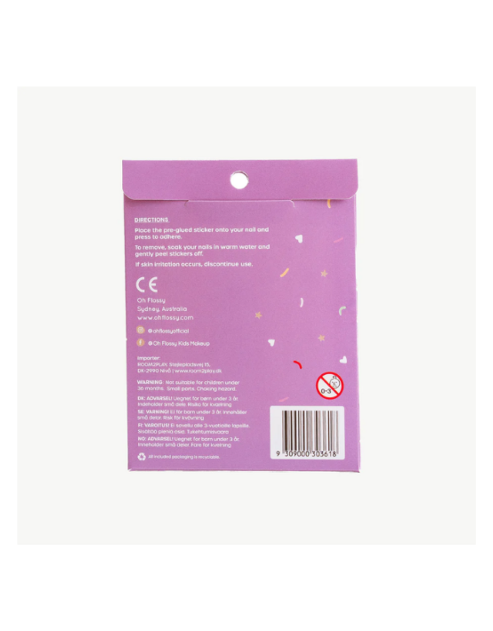 Oh Flossy Oh Flossy - Nail Stickers Magic Garden