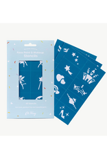 Oh Flossy Oh Flossy - Reusable Adhesive Face Paint & Makeup Stencils - Teal