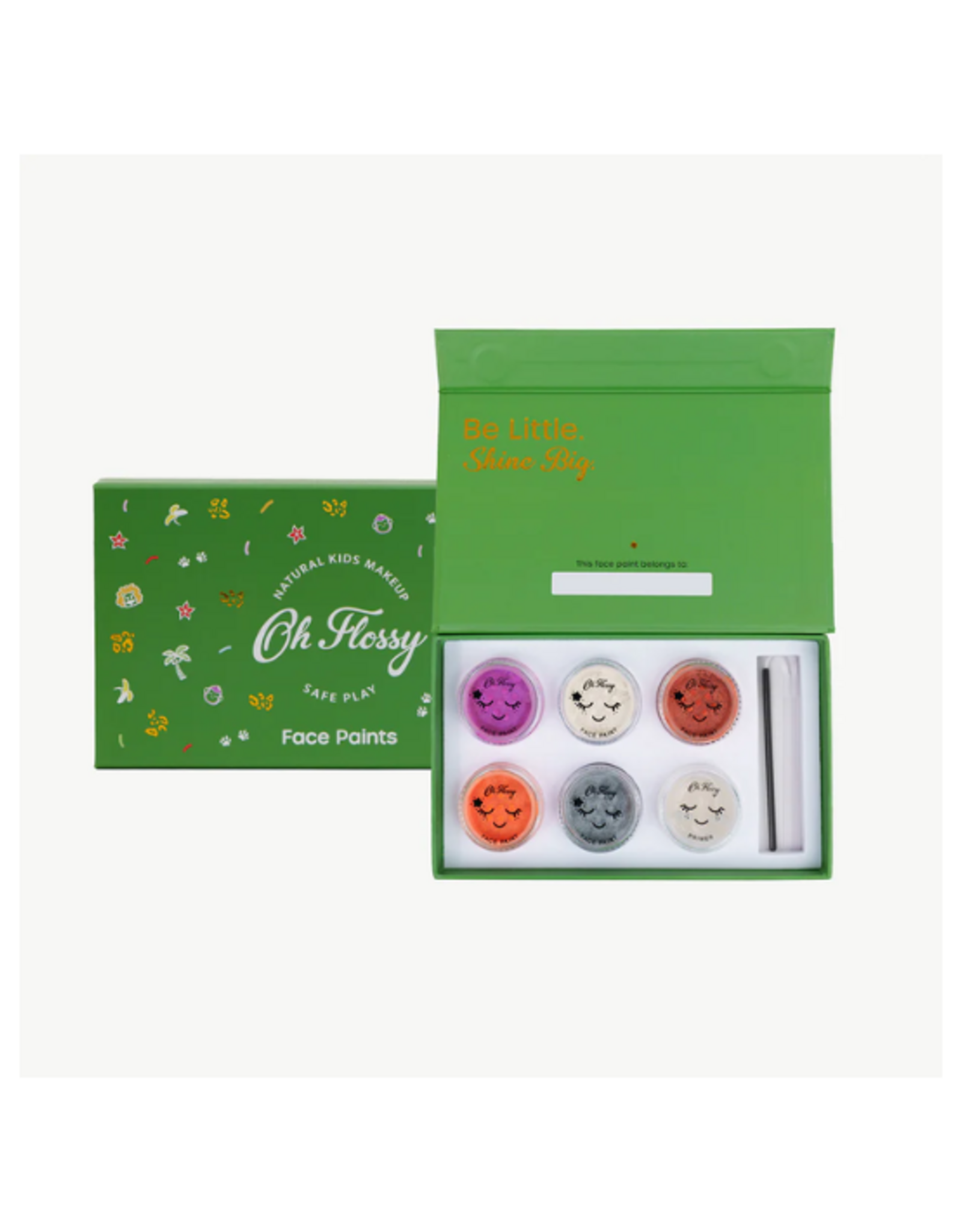 Oh Flossy Oh Flossy - Wild Wonders Kids Face Paint Set