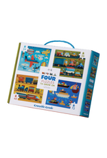 Crocodile Creek - Four Puzzles Vehicles