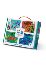Crocodile Creek - Four Puzzles Dinosaurs
