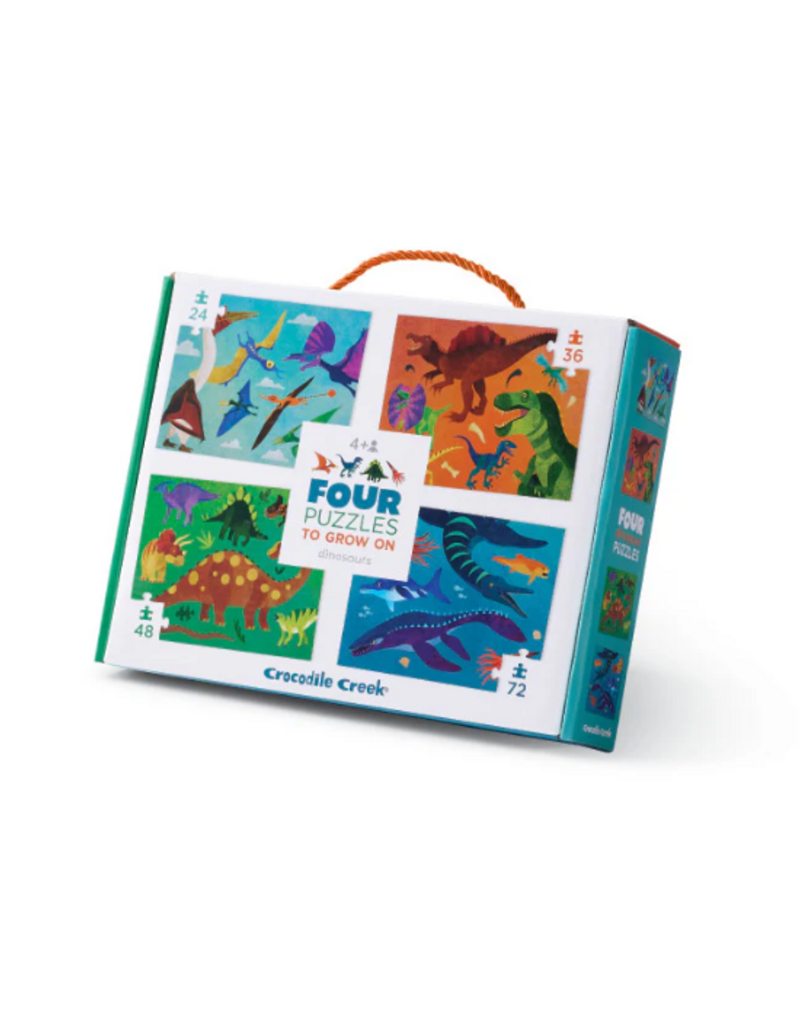 Crocodile Creek - Four Puzzles Dinosaurs