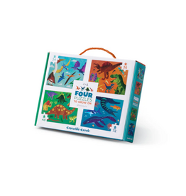 Four Puzzles Dinosaurs