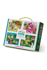 Crocodile Creek - Four Puzzles Playful Pets