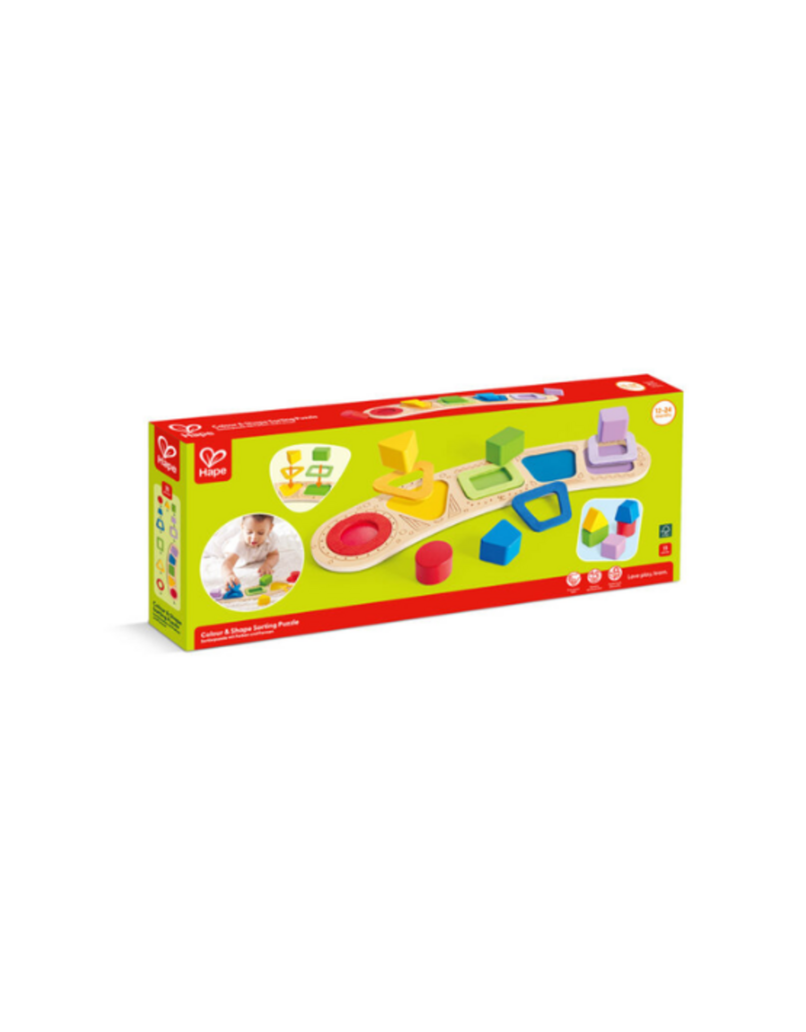 Hape Hape - Colour & Shape Sorting Puzzle