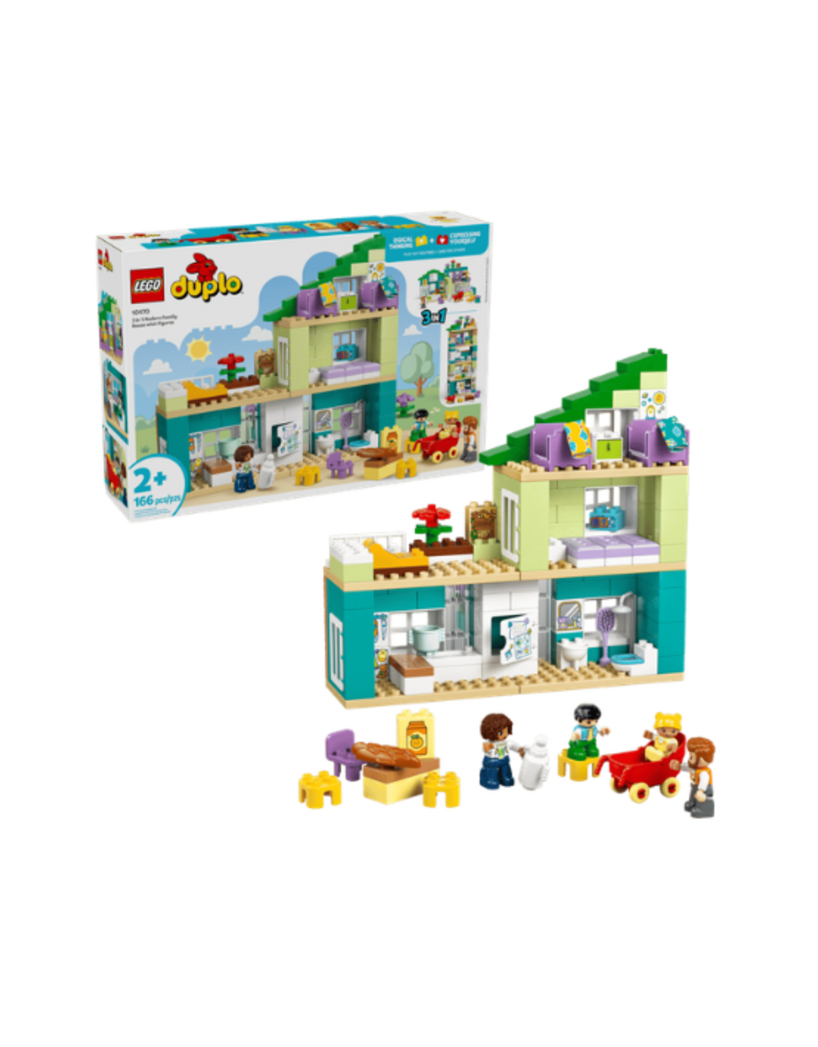 Lego Lego - Duplo - 10470 - 3 in 1 Modern Family House