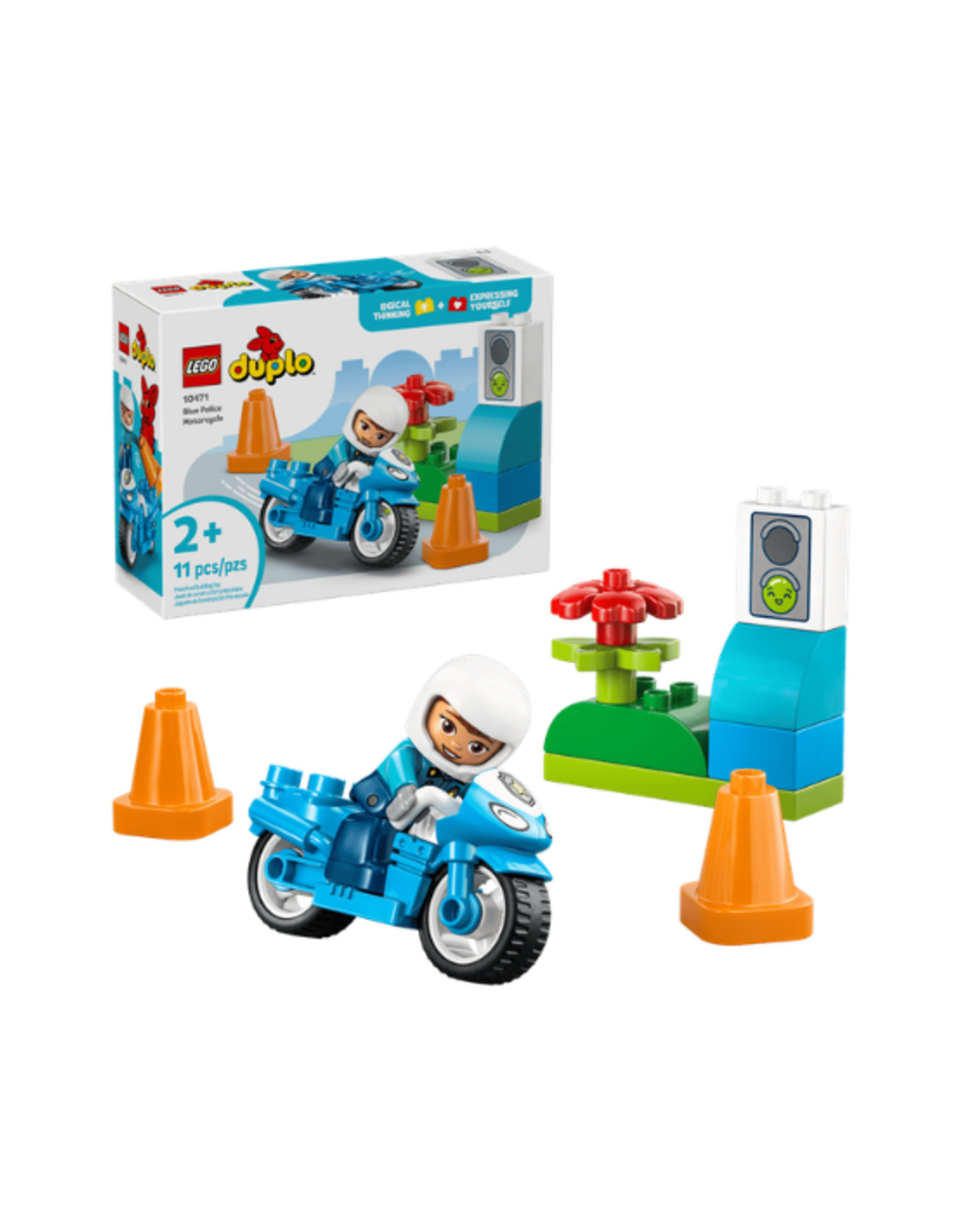 Lego Lego - Duplo - 10471 - Blue Police Motorcycle