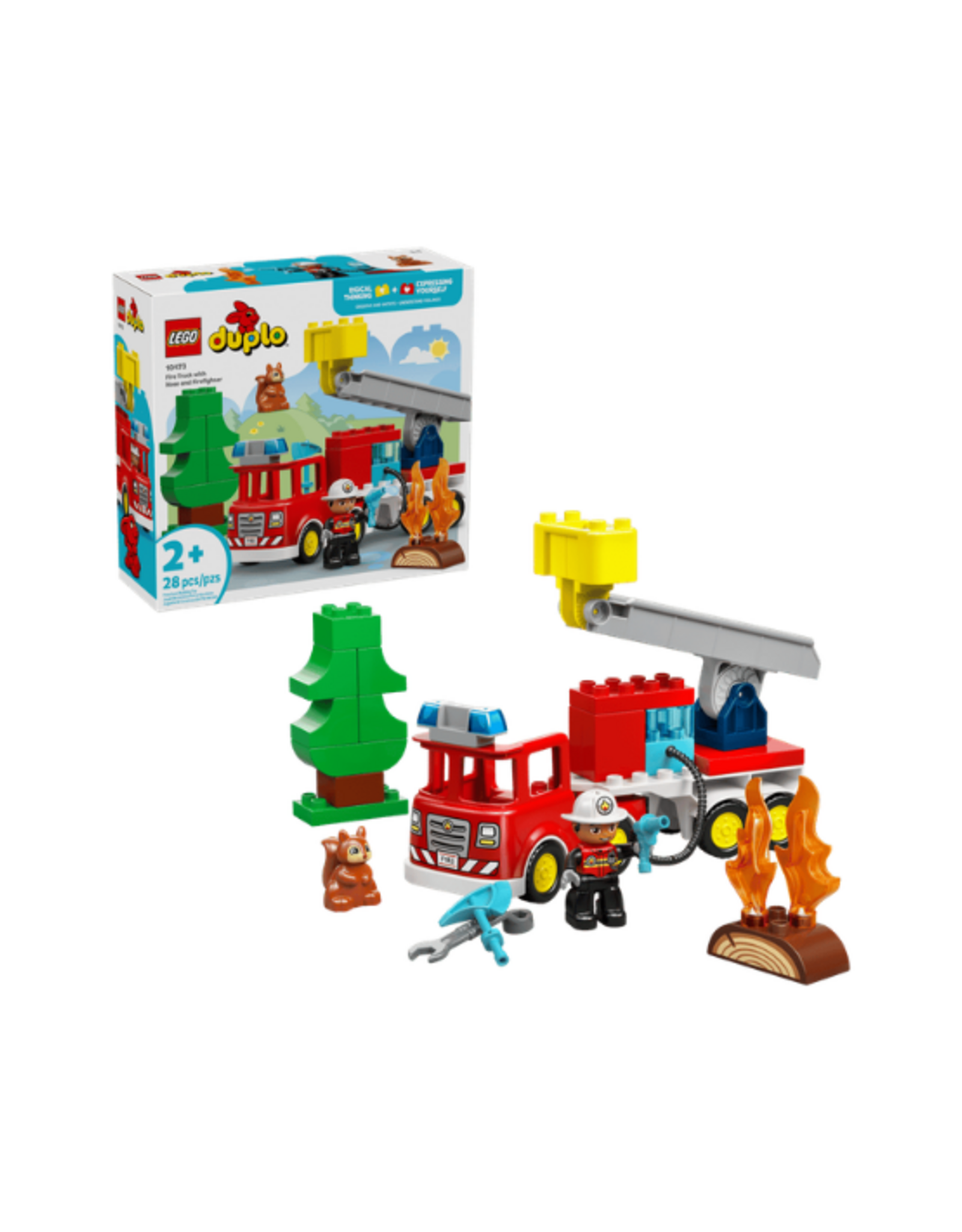 Lego Lego - Duplo - 10473 - Fire Truck with Hose and Firefighter