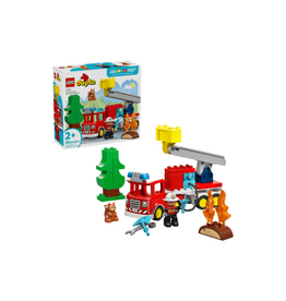 Lego Duplo 10473 Fire Truck with Hose and Firefighter