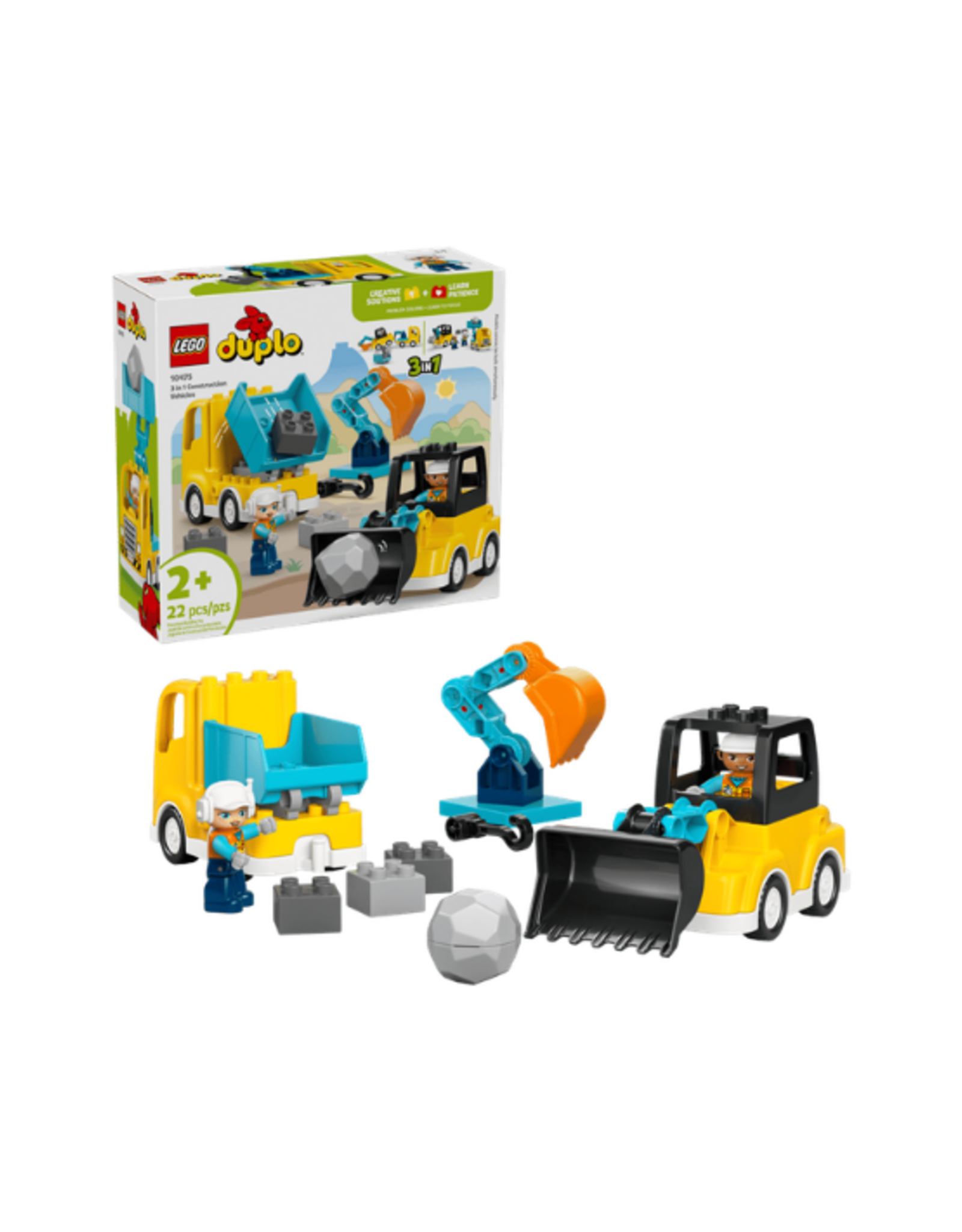 Lego Lego - Duplo - 10475 - 3 in 1 Construction Vehicles