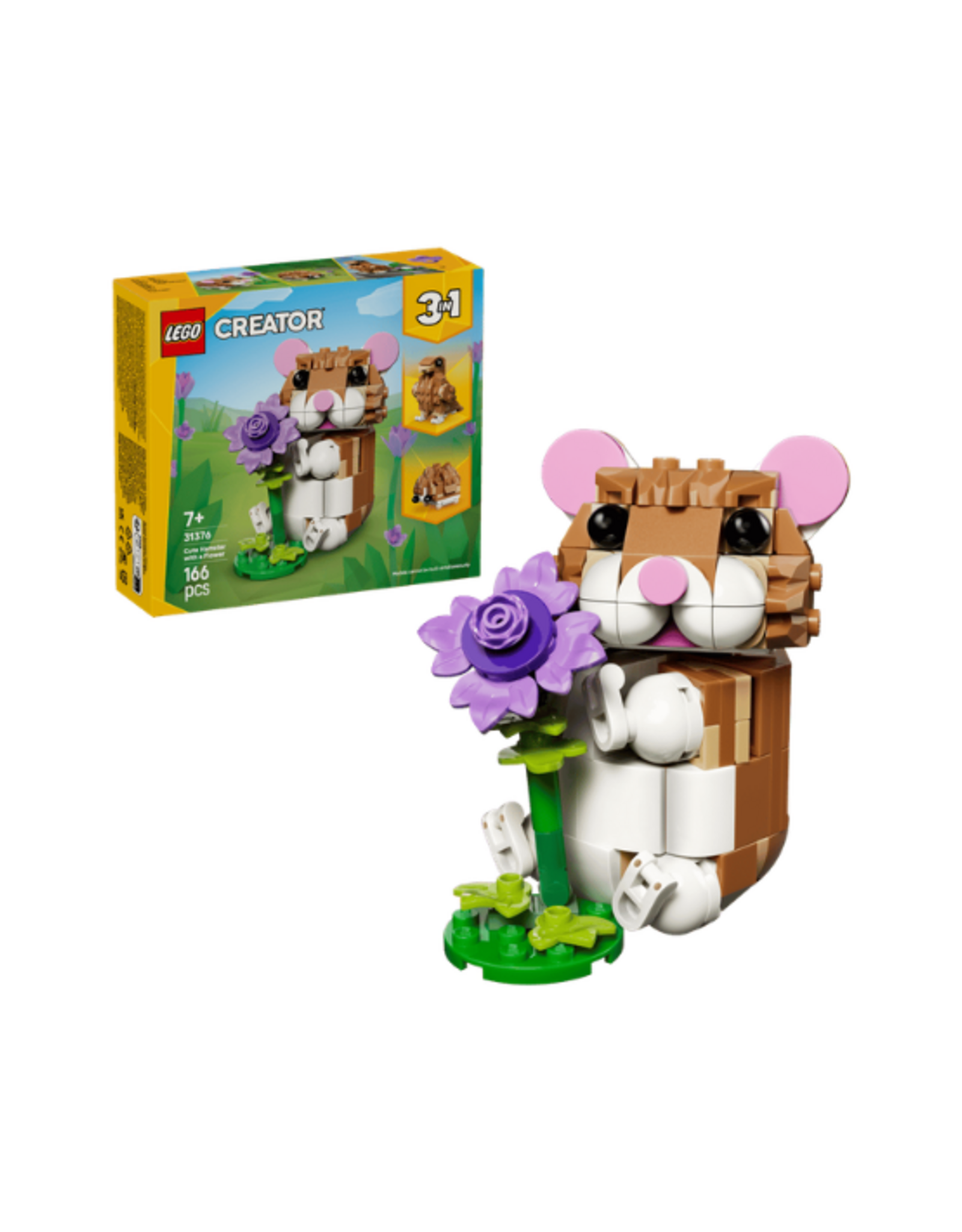 Lego Lego - Creator 3in1 - 31376 - Cute Hamster with a Flower