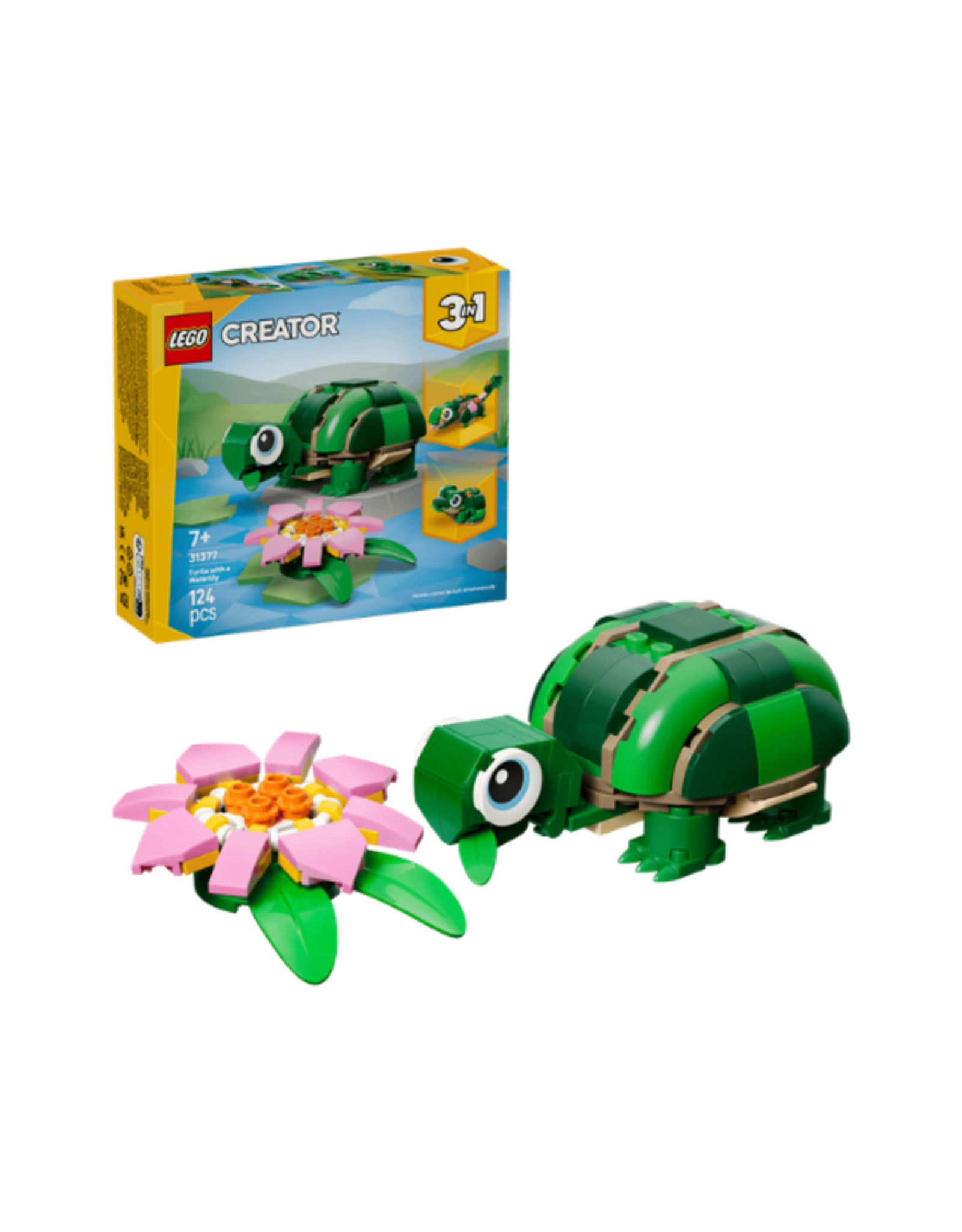 Lego Lego - Creator 3in1 - 31377 - Turtle with a Water Lily Flower
