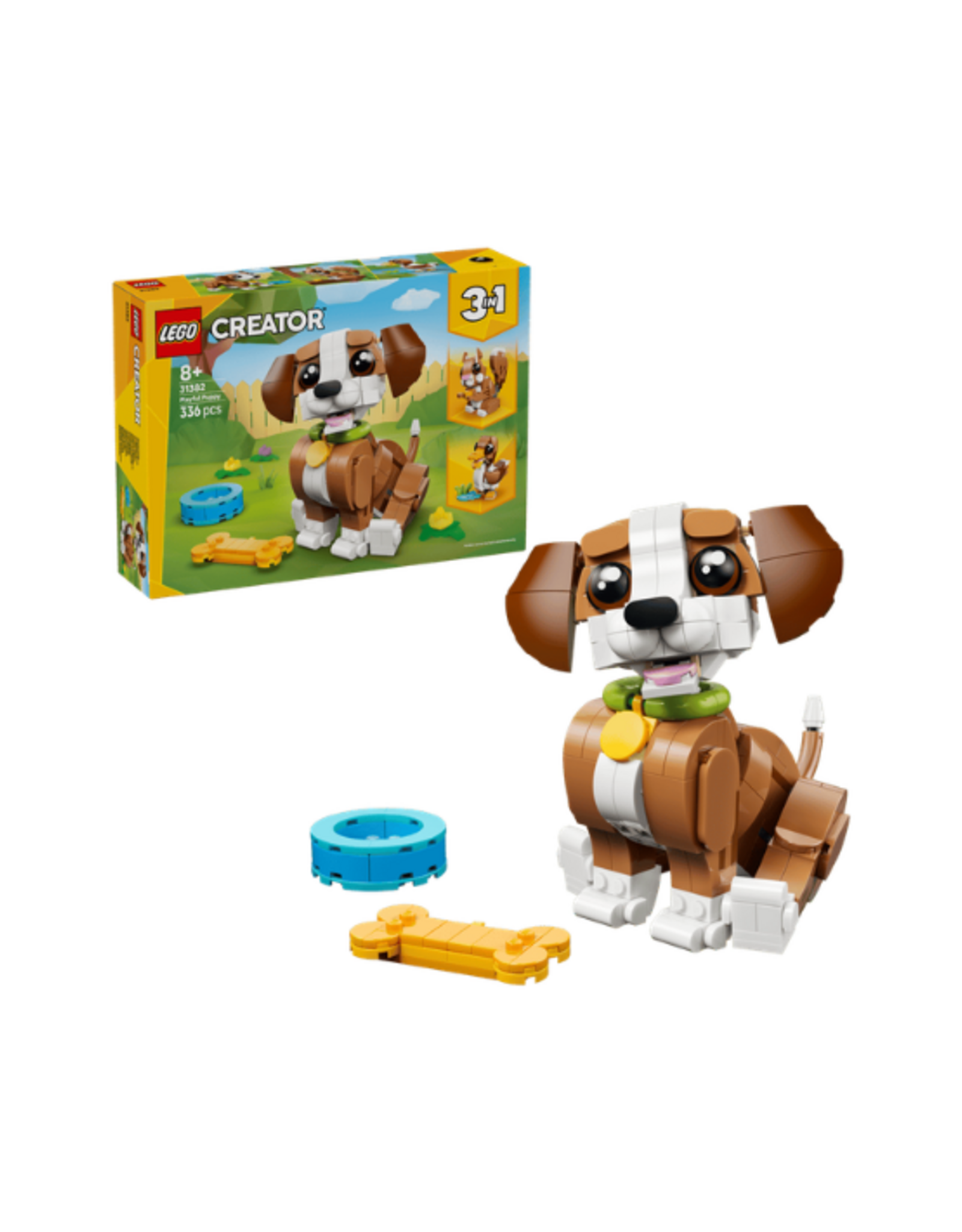 Lego Lego - Creator 3in1 - 31382 - Cute Animals: Playful Puppy Dog