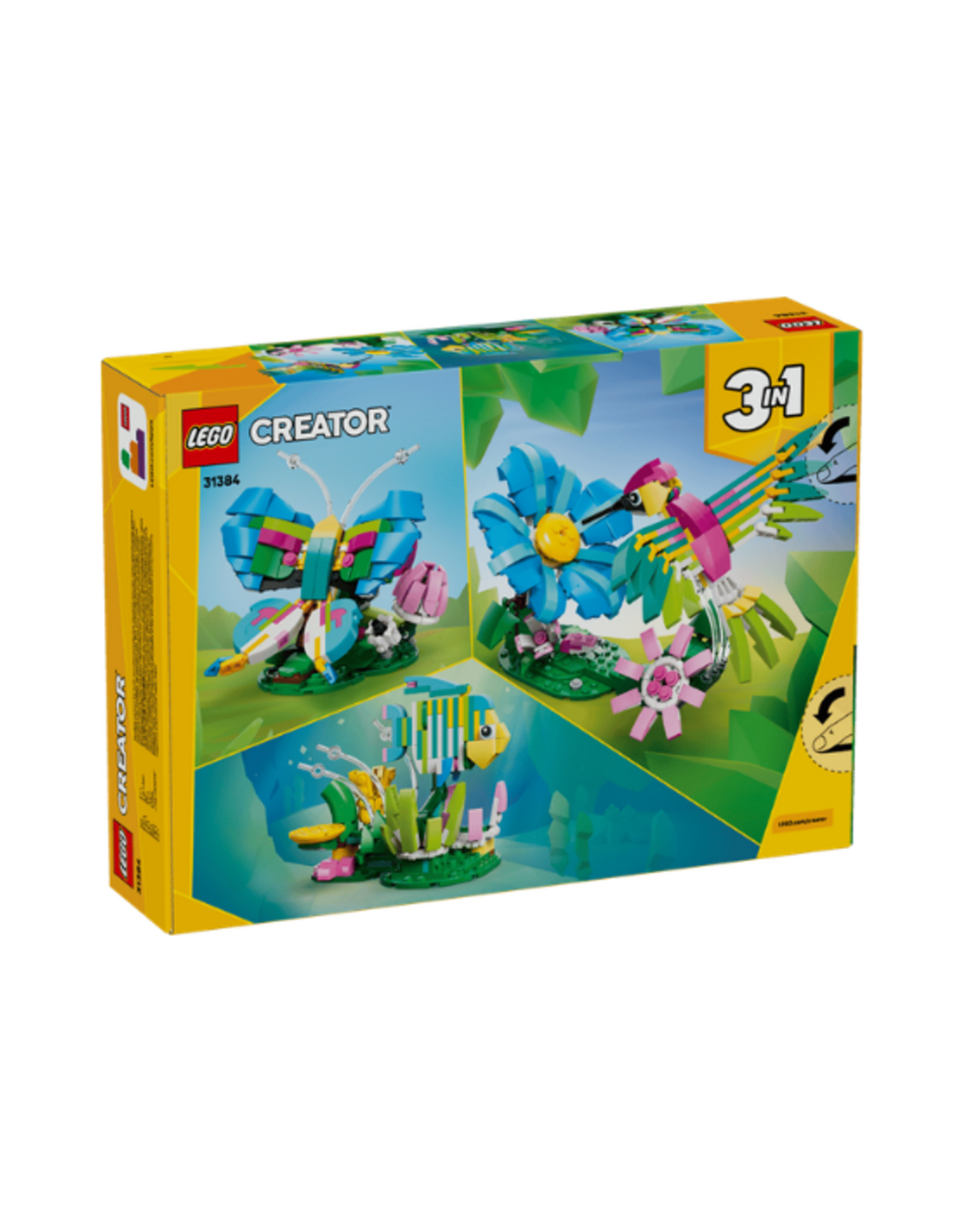 Lego Lego - Creator 3in1 - 31384 - Wild Animals: Colorful Hummingbird
