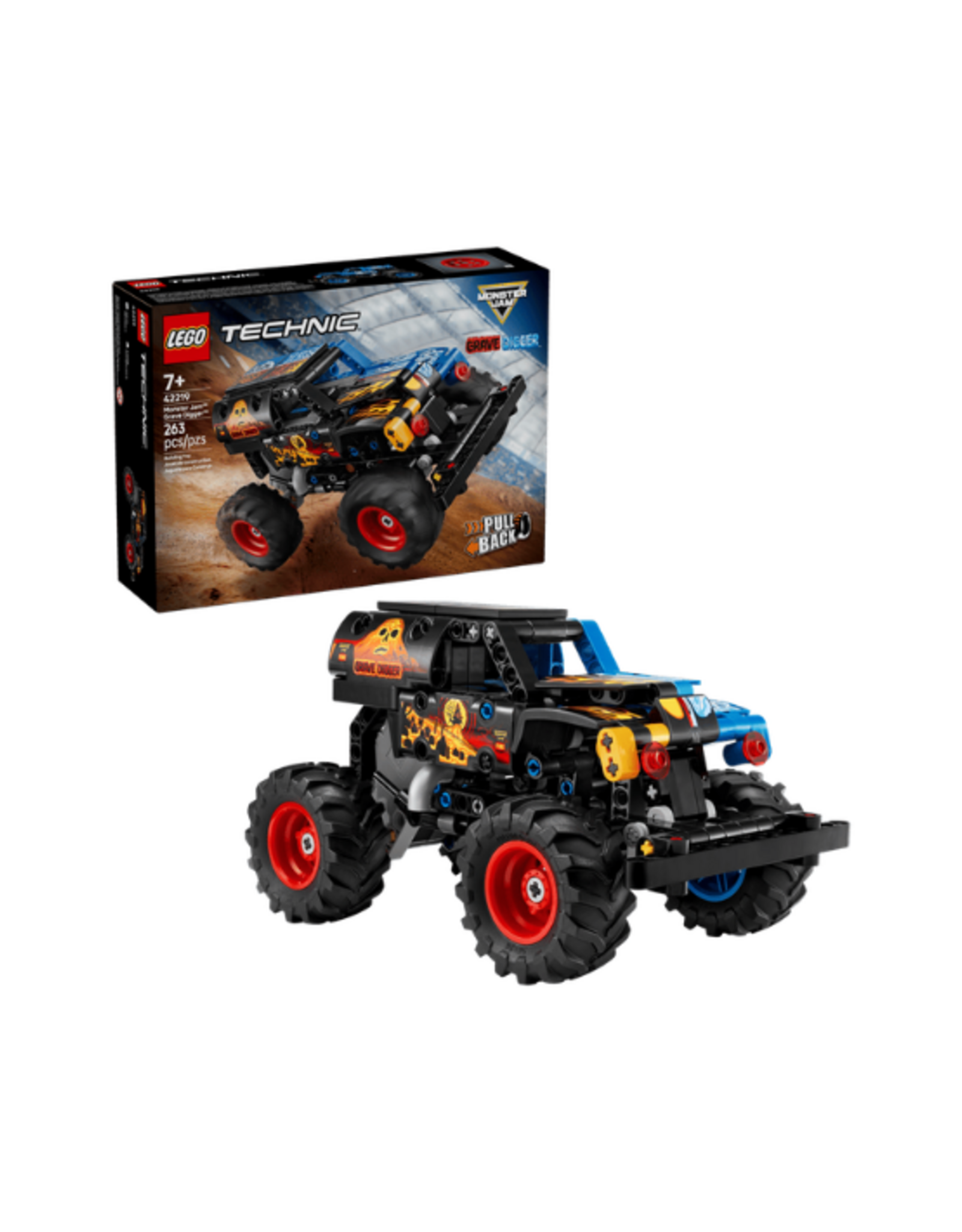 Lego Lego - Technic - 42219 - Monster Jam™ Grave Digger™ Fire and Ice