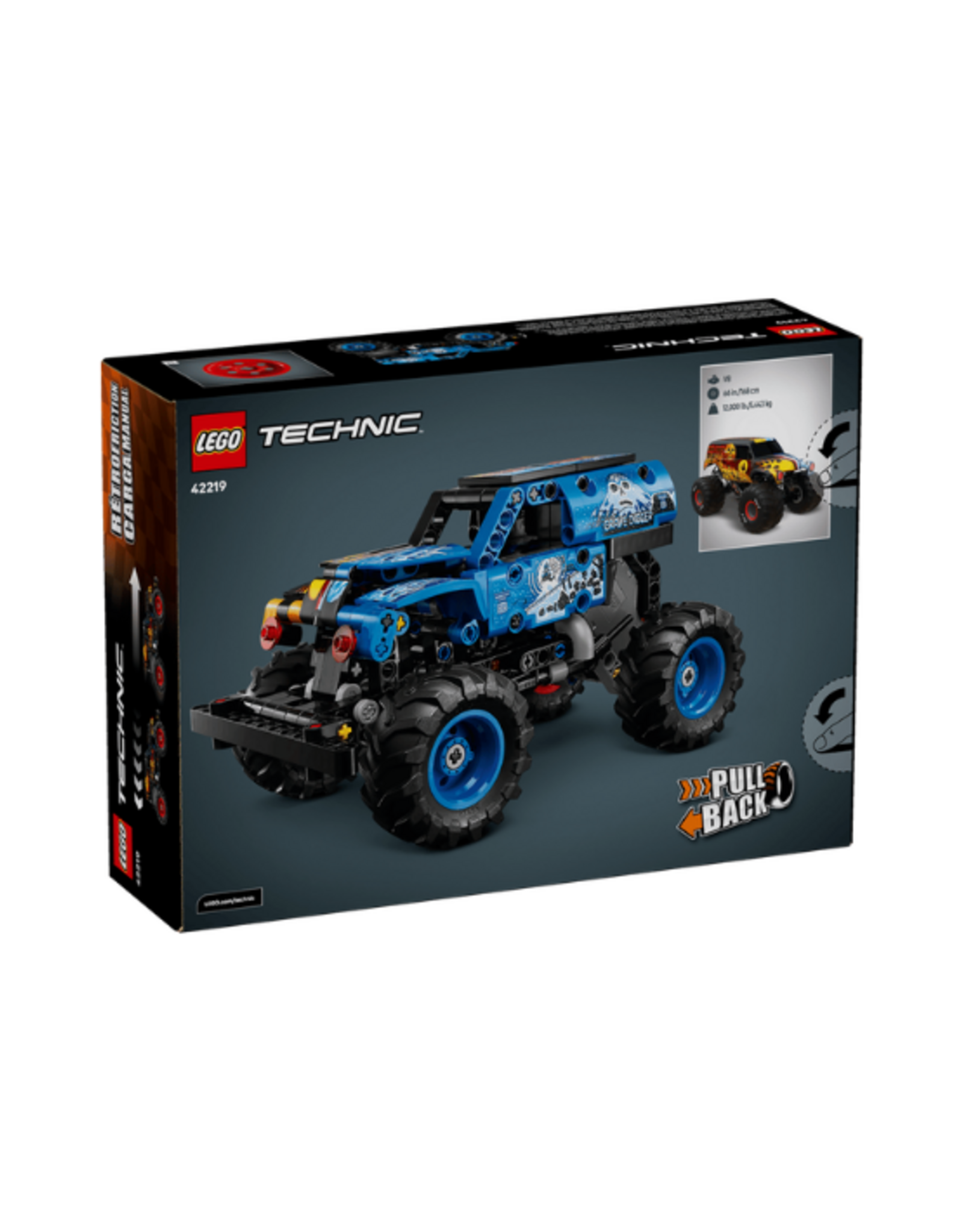 Lego Lego - Technic - 42219 - Monster Jam™ Grave Digger™ Fire and Ice