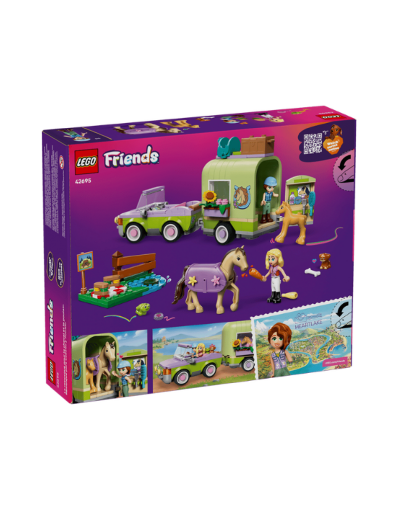 Lego Lego - Friends - 42695 - Horse & Baby Foal Trailer