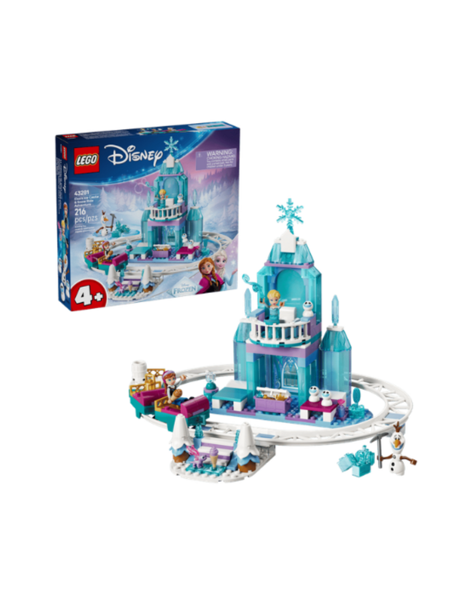 Lego Lego - Disney - 43281 - Elsa's Ice Castle & Snow Ride Adventure