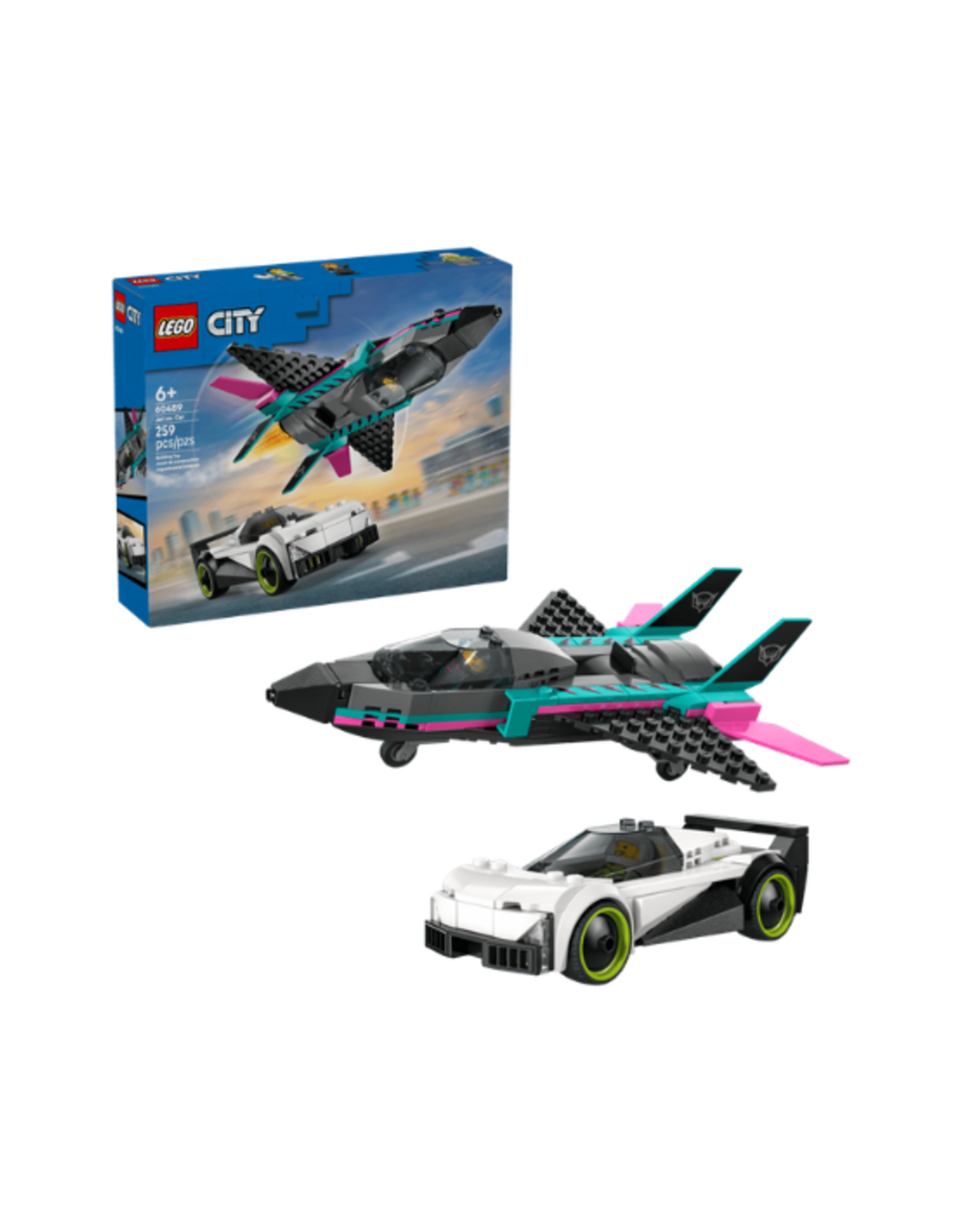 Lego Lego - City - 60489 - Jet vs. Car