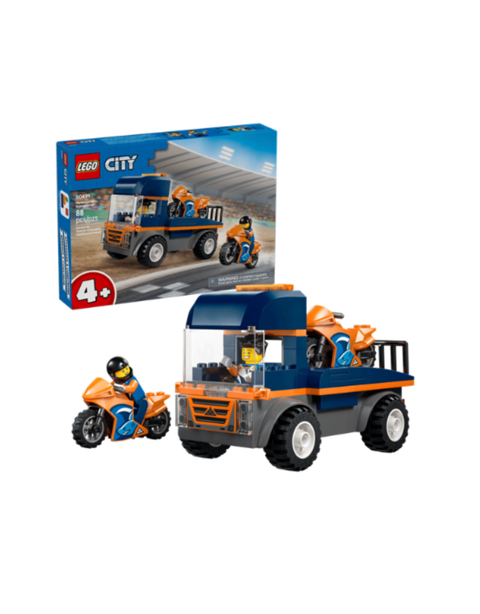 Lego Lego - City - 60491 - Motorcycle Transporter