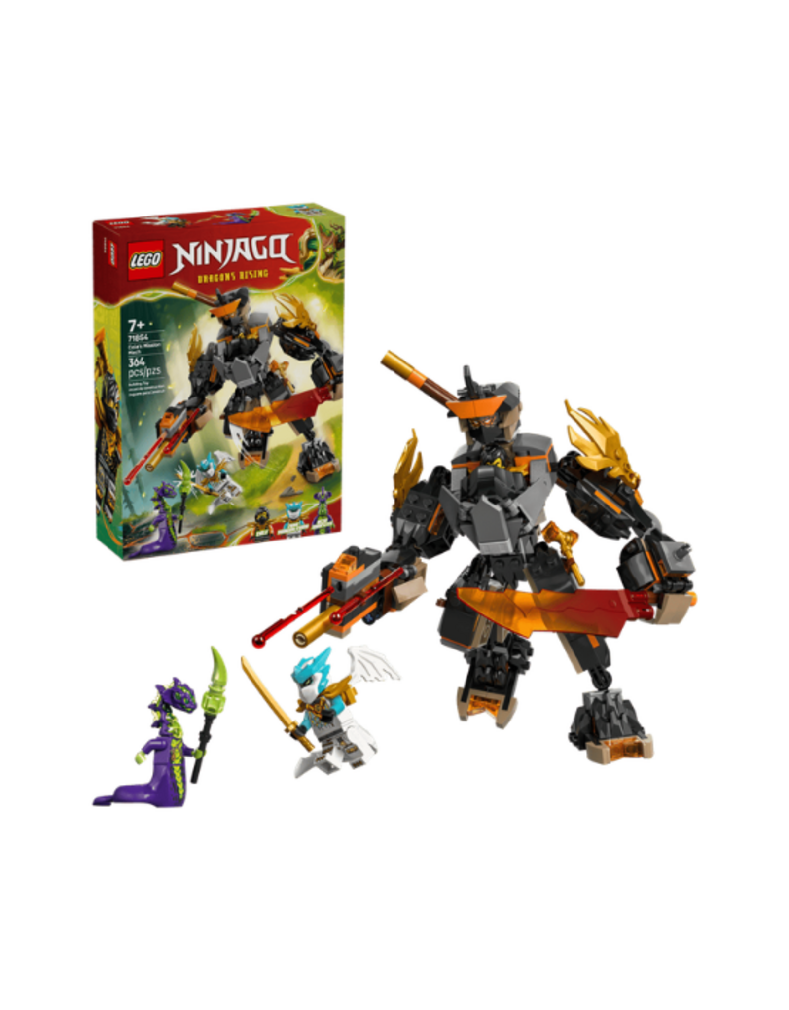 Lego Lego - Ninjago - 71854 - Cole's Mission Mech & Dragon Zane