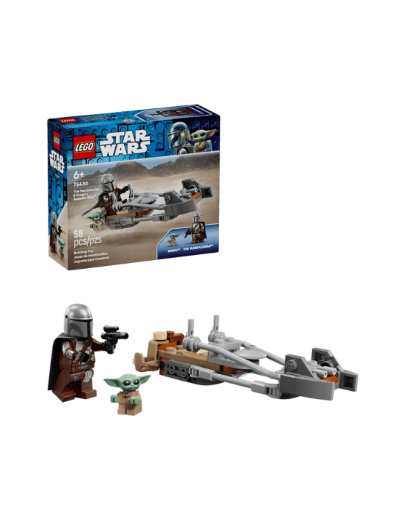 Lego Lego - Star Wars - 75436 - The Mandalorian & Grogu's Speeder Bike™