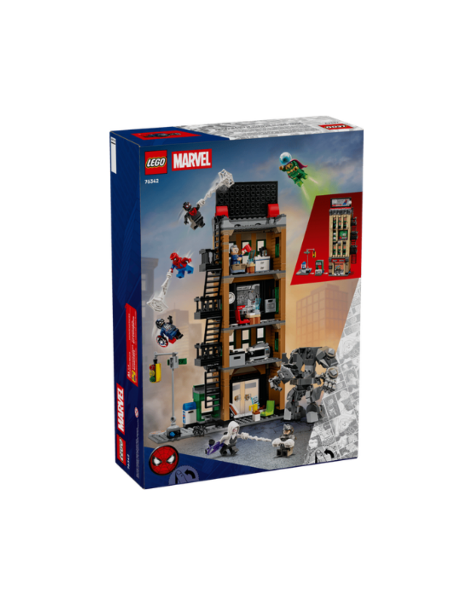 Lego Lego - Marvel - 76342 - Spider-Man vs. Mysterio: The Daily Bugle