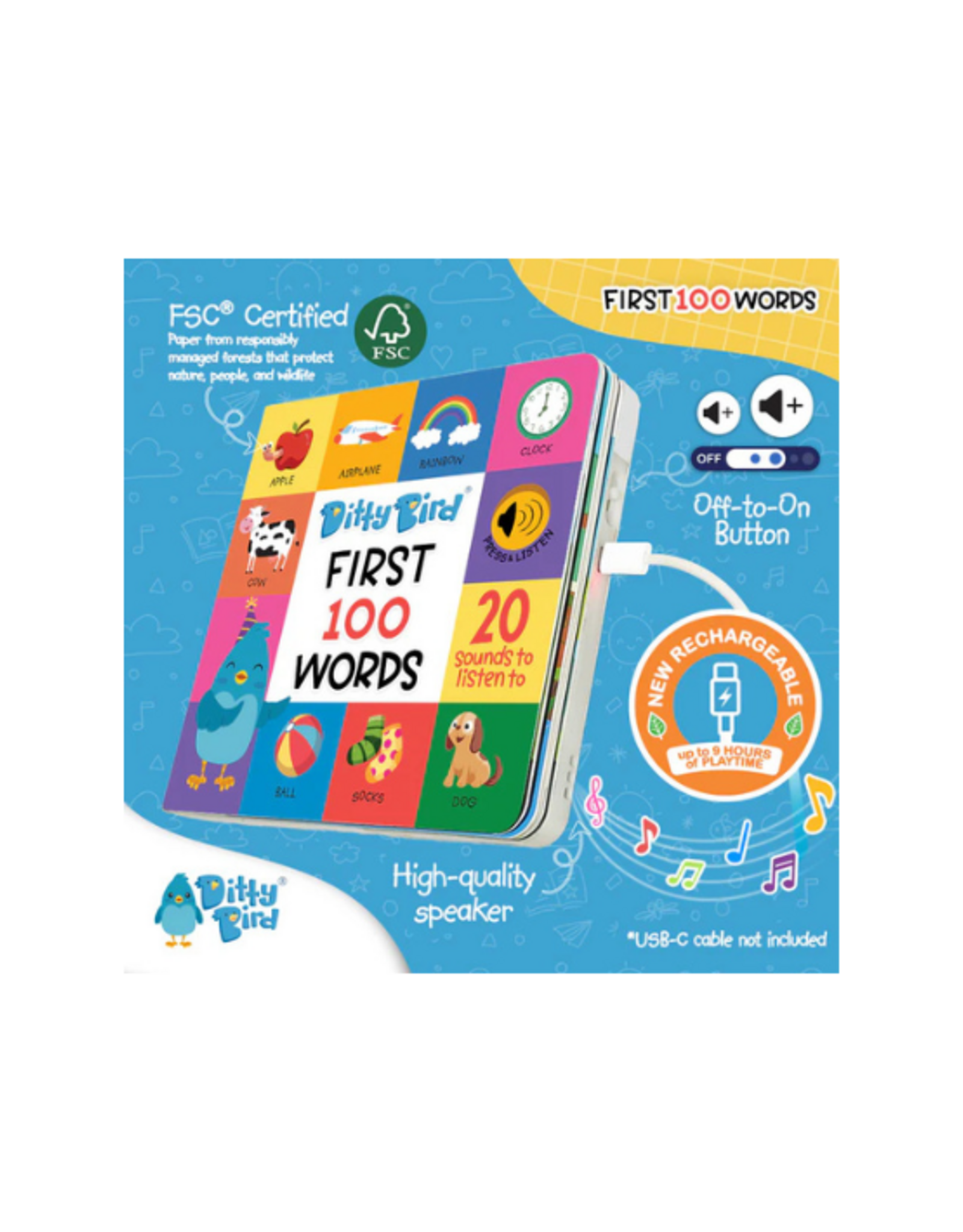 Ditty Bird Ditty Bird - First 100 Words